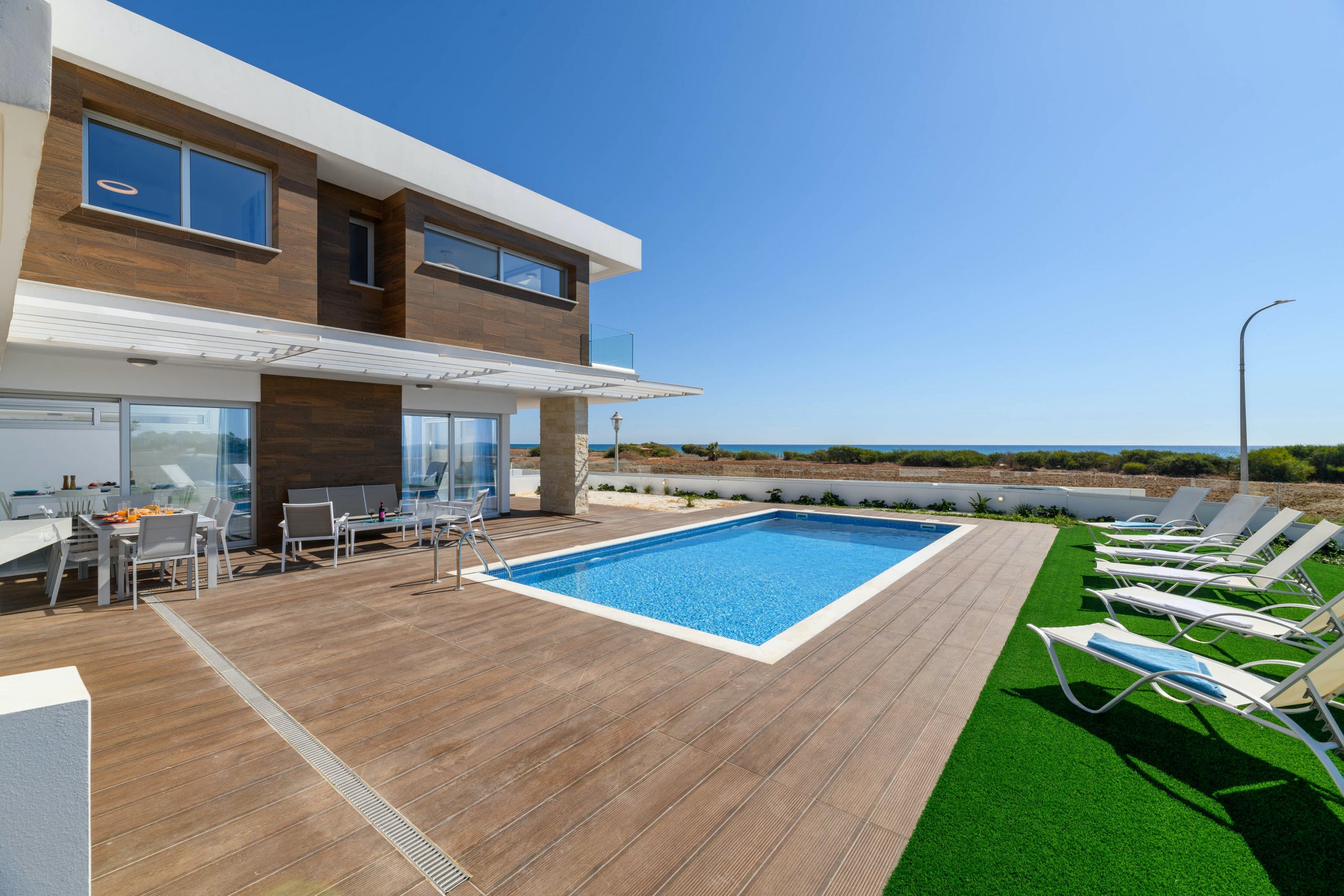 Villa Prasinos Larnaka Ayia Napa: Luxury 3-Bedroom Apartment with Private Pool and Sea Views, Ayia Napa