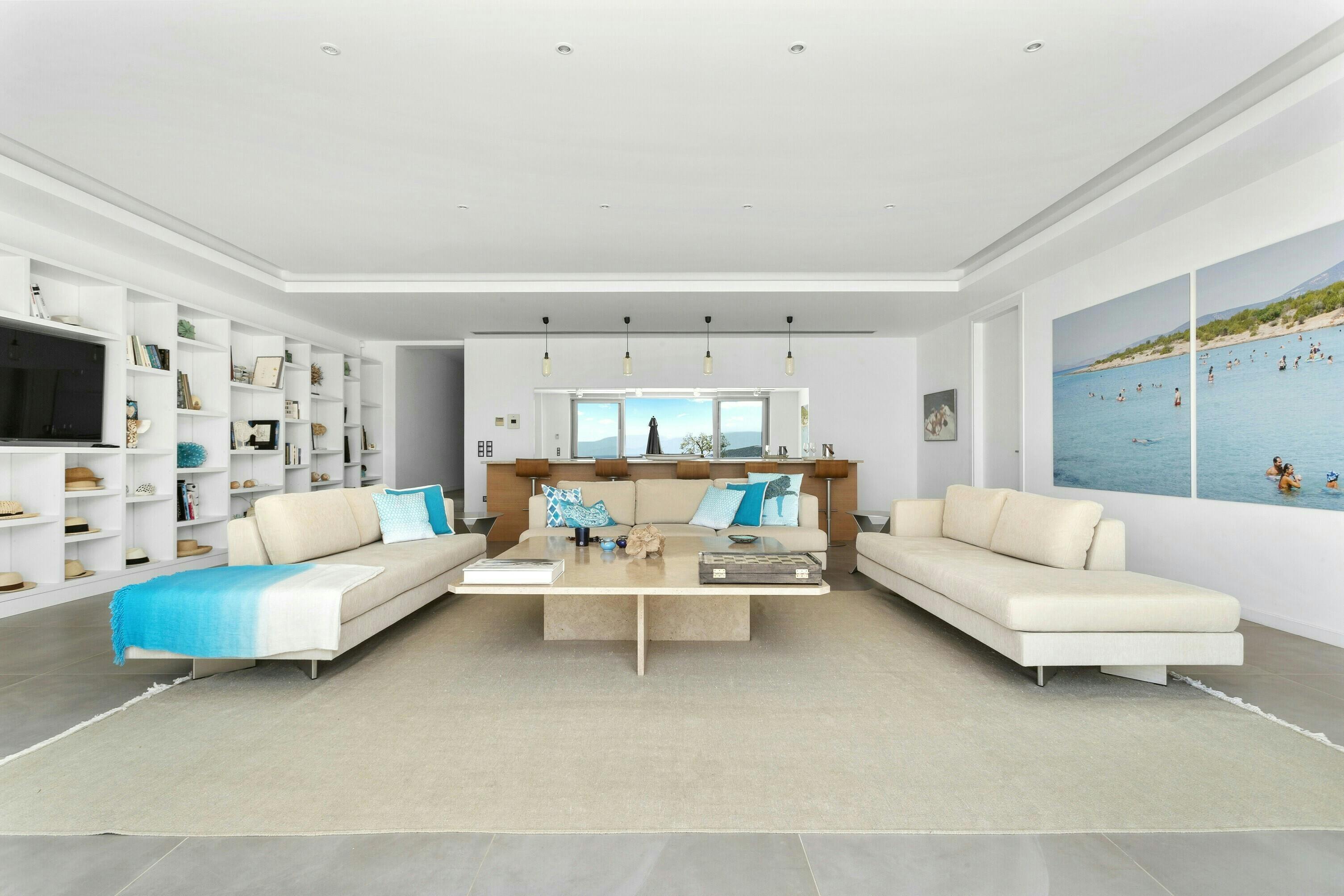 Villa Prasinos Lerna Elios: Luxury 7-Bedroom Villa with Private Pool and Sea Views, Argolis