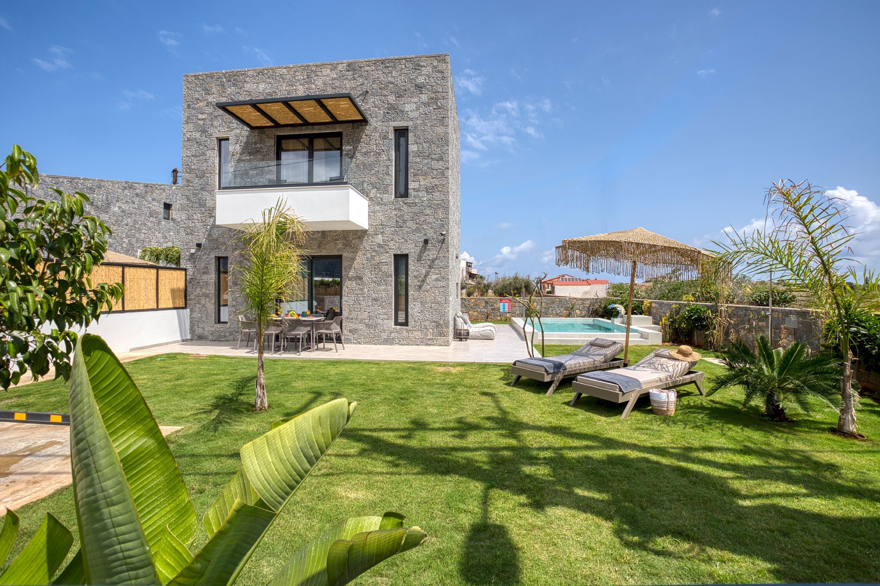 Villa Prasinos Sarakina Malia: Luxury 2-Bedroom Villa with Private Pool and Sea Views, Malia Crete