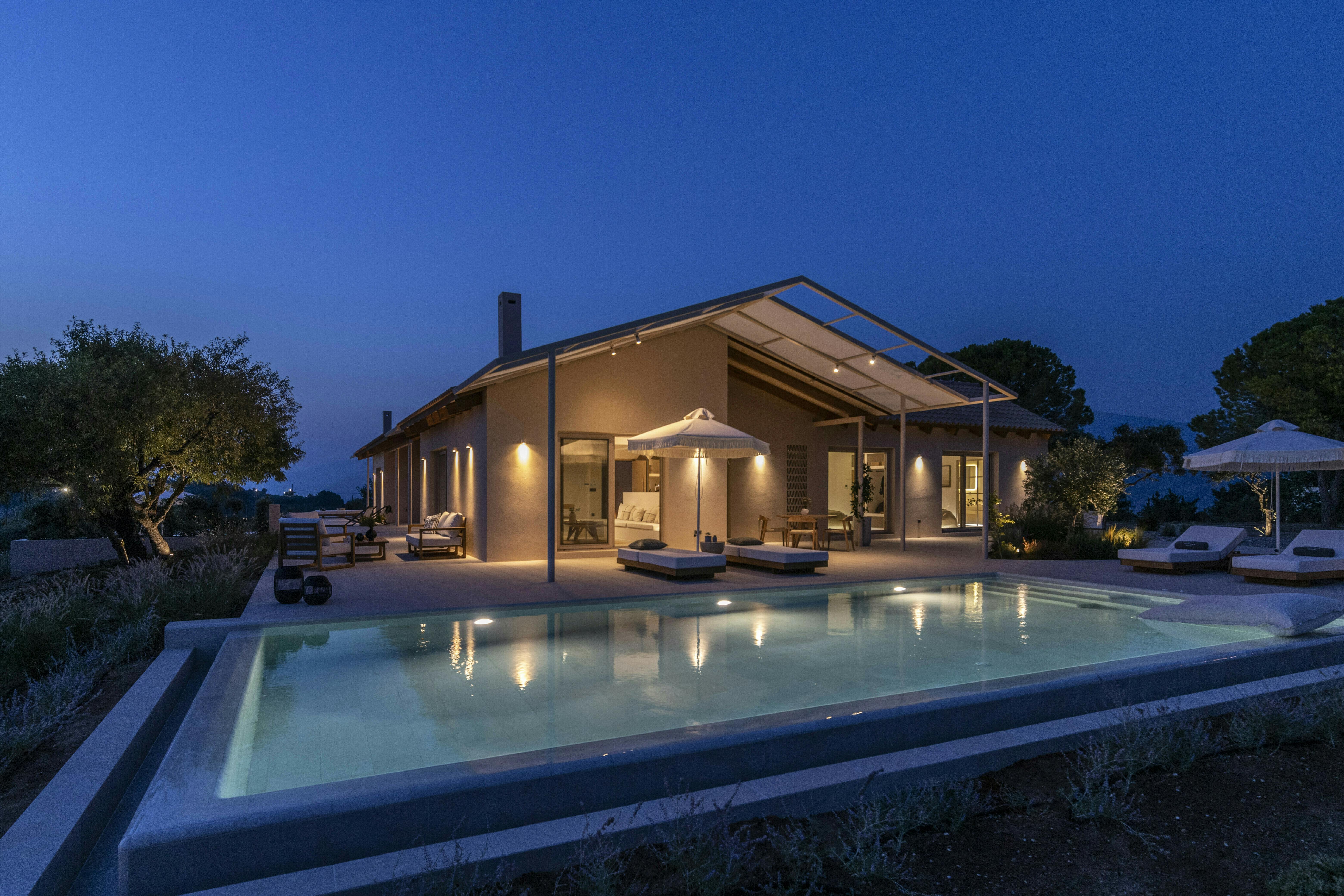 Villa Prasinos Sfaktiria Argostoli: Luxury 2-Bedroom Villa with Private Pool and Parking, Argostoli