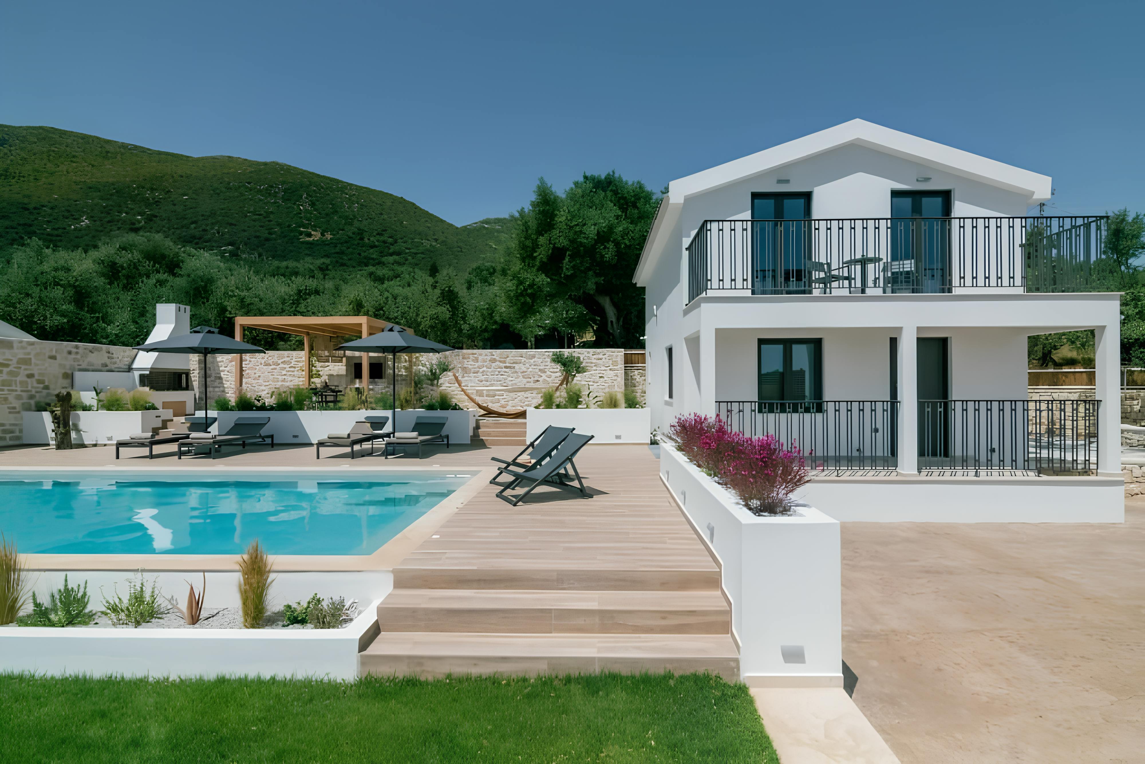 Villa Prasinos Vassilikos Alykes: Luxury 3-Bedroom Villa with Private Pool and Air-Con in Alykes, Zakynthos