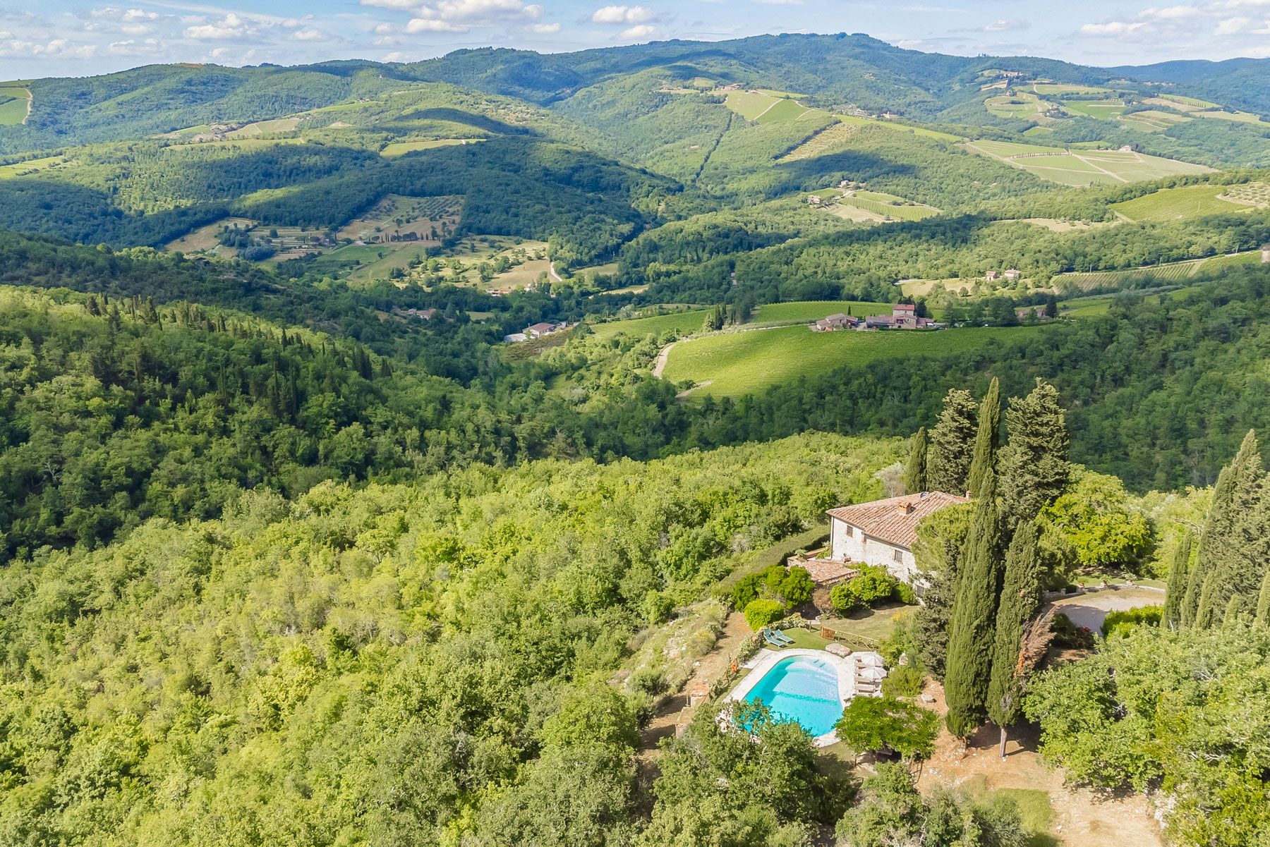 Villa Quercia Fonterutoli Siena: 6-Bedroom Tuscan Countryside Villa with Private Pool and Spa