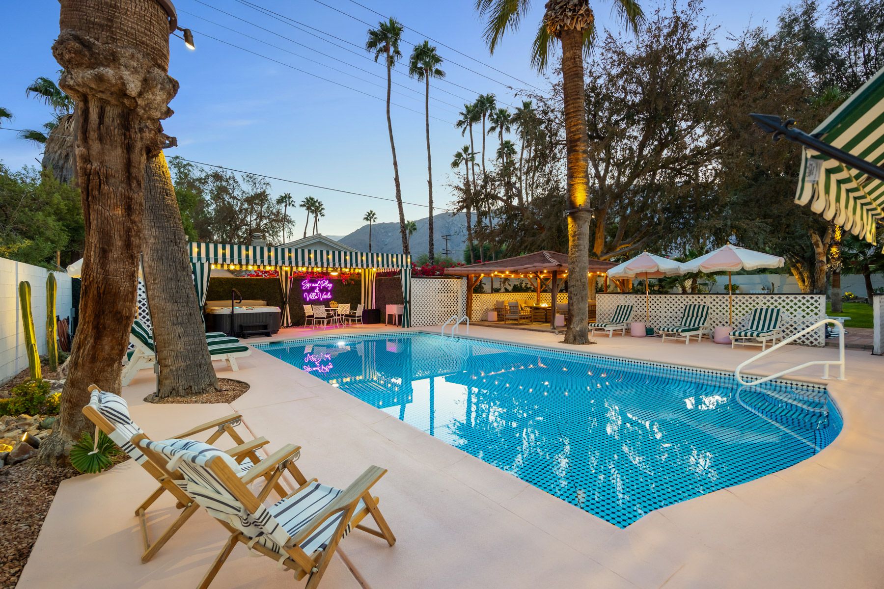 Villa Resplandor Tahquitz PalmSprings: 5-Bedroom Spanish Estate with Heated Pool & Mountain Views i