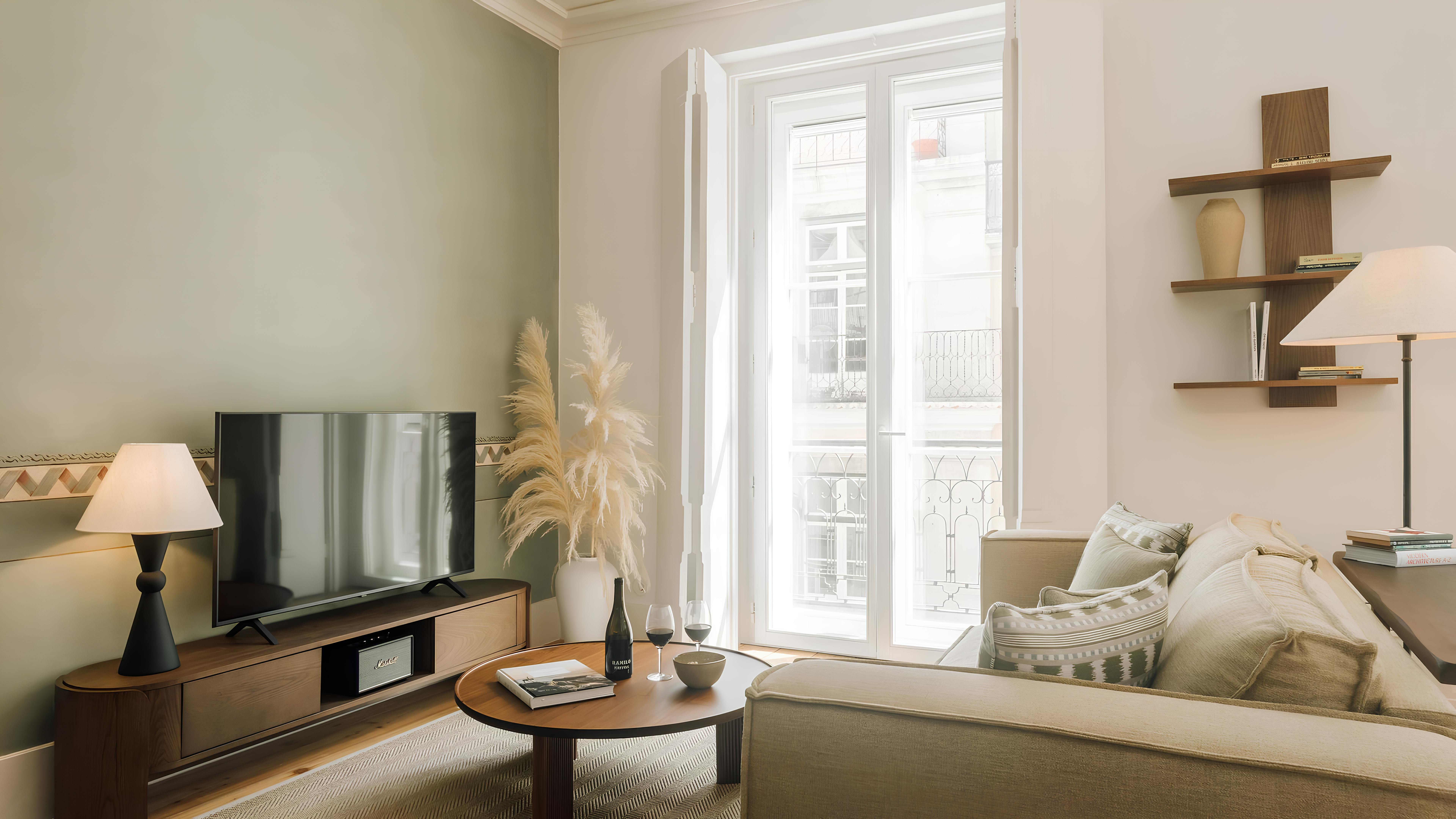 Villa Safira Carmo Chiado: Luxury 1-Bedroom Apartment with Air-Con and Private Parking, Chiado Lisbon