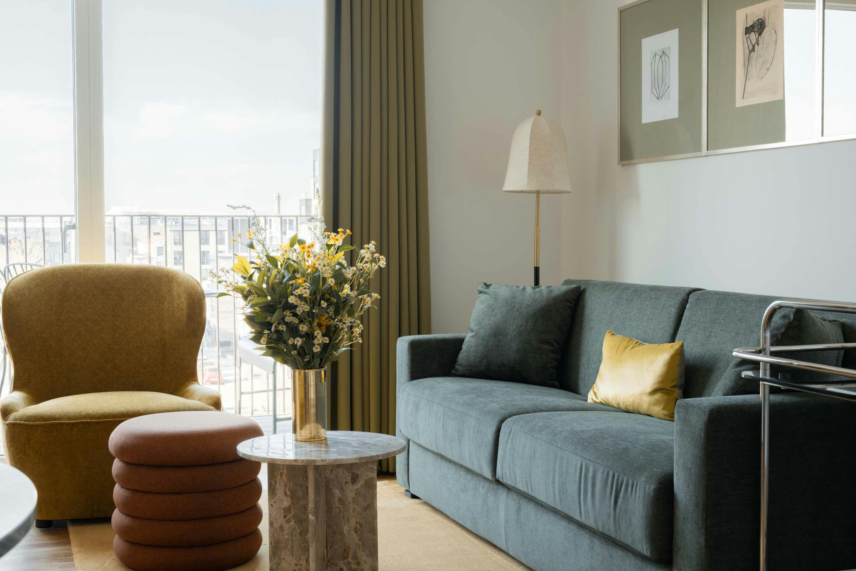 Villa Safran Amager Strand: Chic 1-Bedroom Apartment with Balcony and Seaview, Amager Strand