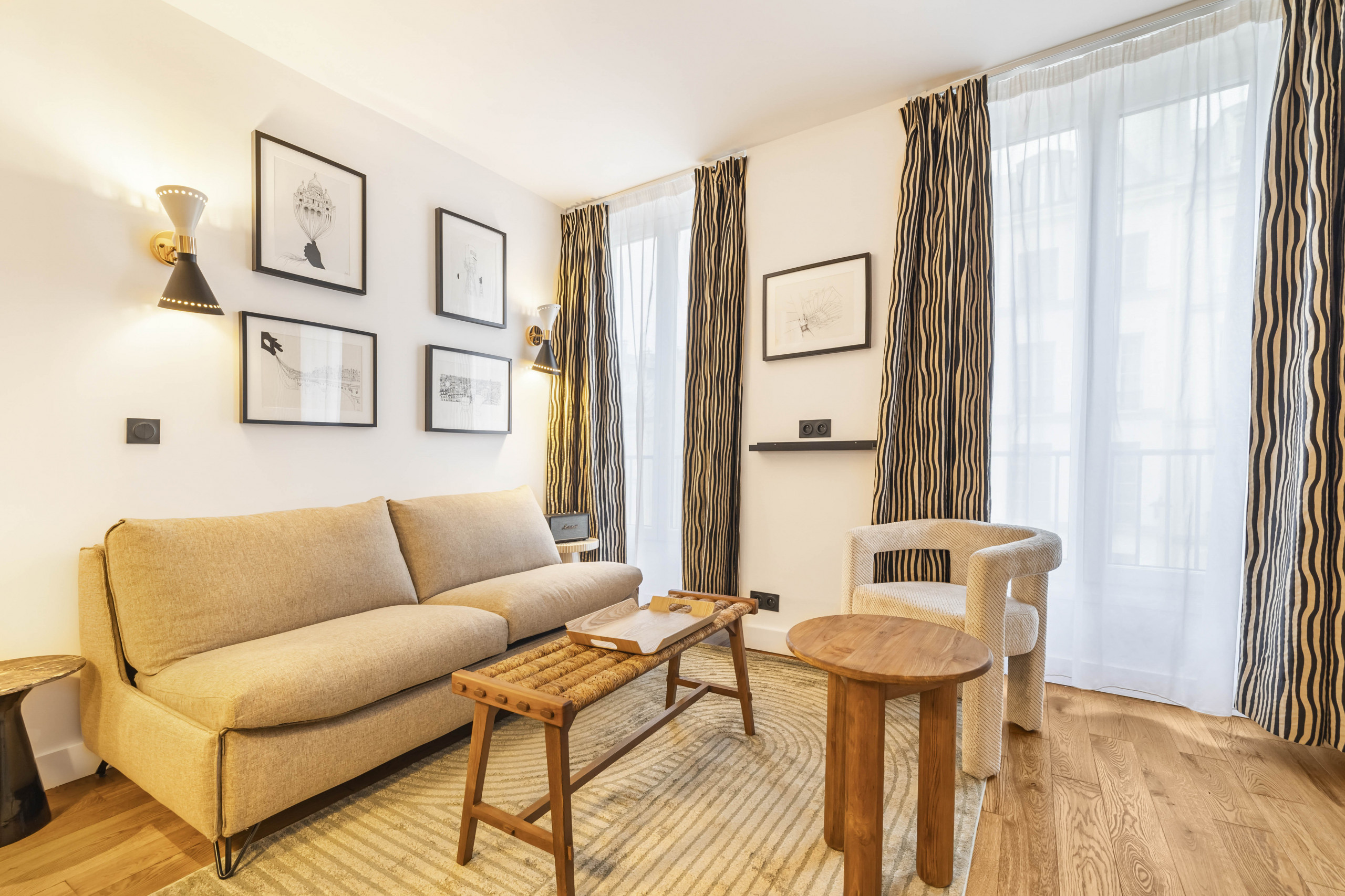 Villa Safran Archives Paris 1392477: Luxury 1-Bedroom Apartment with Air-Con in Le Marais Paris