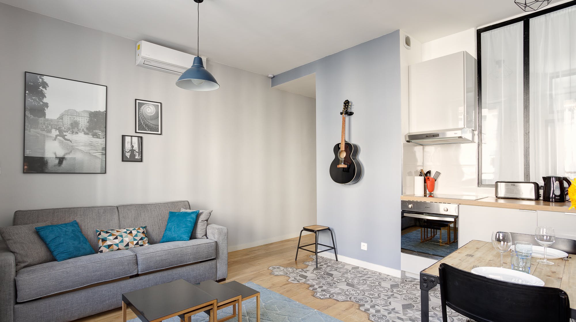 Villa Safran Bercy Bastille 21497: Chic 1-Bedroom Apartment with Air Conditioning in Bastille Bercy, Paris