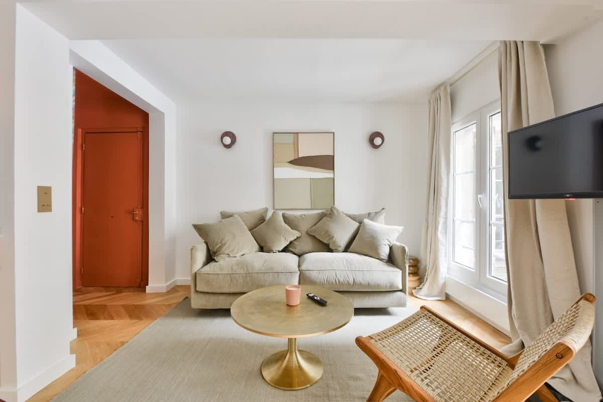 Villa Safran Bonne Nouvelle Paris 1411432: Luxury 1-Bedroom Townhouse Rental with Family-Friendly Features in Grands Boulevards, Paris