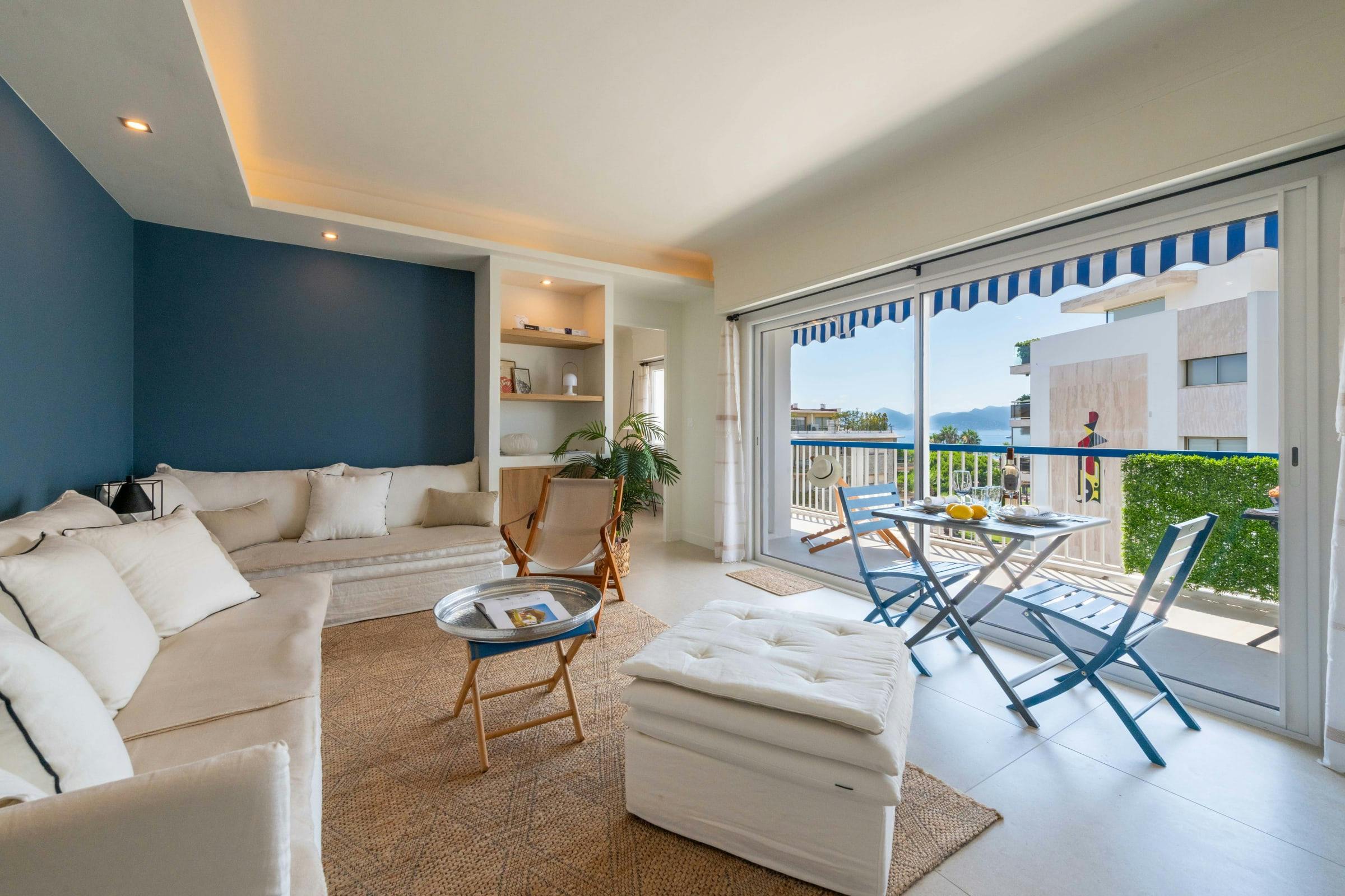 Villa Safran Boulouris Cannes: Luxury 2-Bedroom Villa with Sea Views and Air Conditioning, Cannes