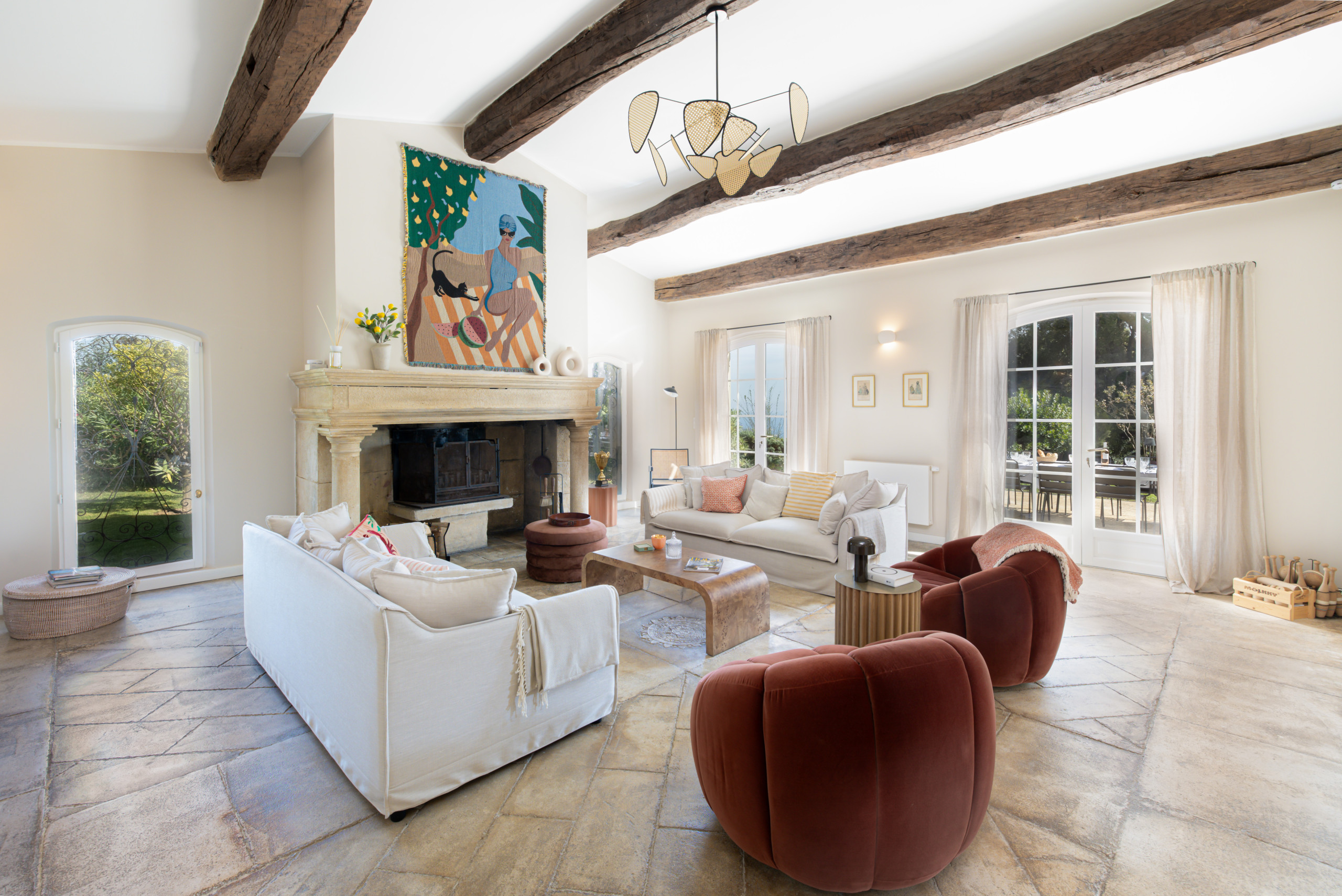 Villa Safran Cap Ferrat Saint-Jean-Cap-Ferrat: Luxury 8-Bedroom Villa with Pool, Tennis Court and Spa, Côte d’Azur