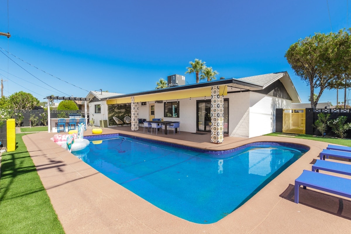 Villa Safran Chaparral Phoenix 1452136: Luxury 4-Bedroom Villa with Private Pool and Tennis Court, Scottsdale