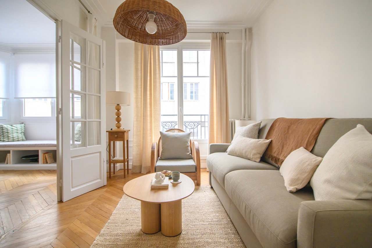 Villa Ruisseau Parc de Belleville Père Lachaise – Charonne: Luxury 1-Bedroom Apartment with Spa and Family Features in Père Lachaise