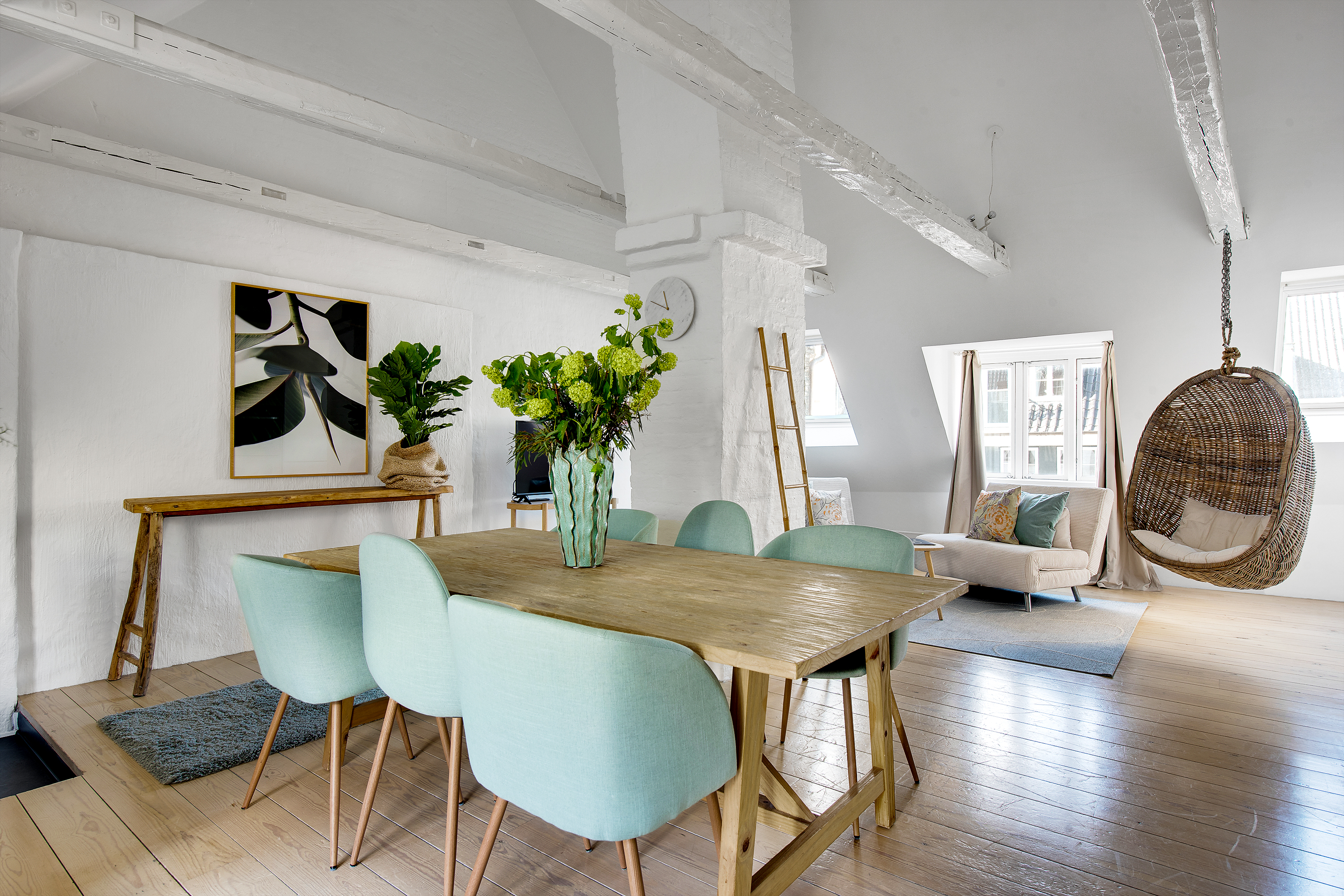 Villa Safran Christianshavn København: Luxury 3-Bedroom Apartment with Balcony in Nyhavn, Copenhagen