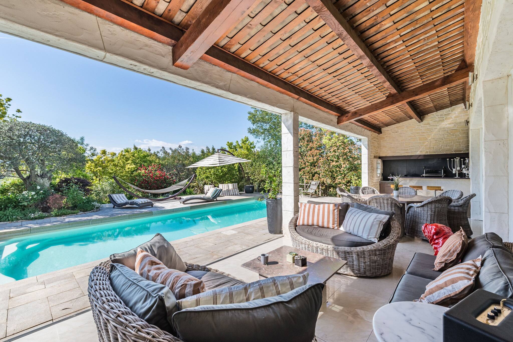 Villa Safran Croix-des-Gardes Cannes 1456286: Luxury 4-Bedroom Villa with Private Pool and Sea Views, Cannes