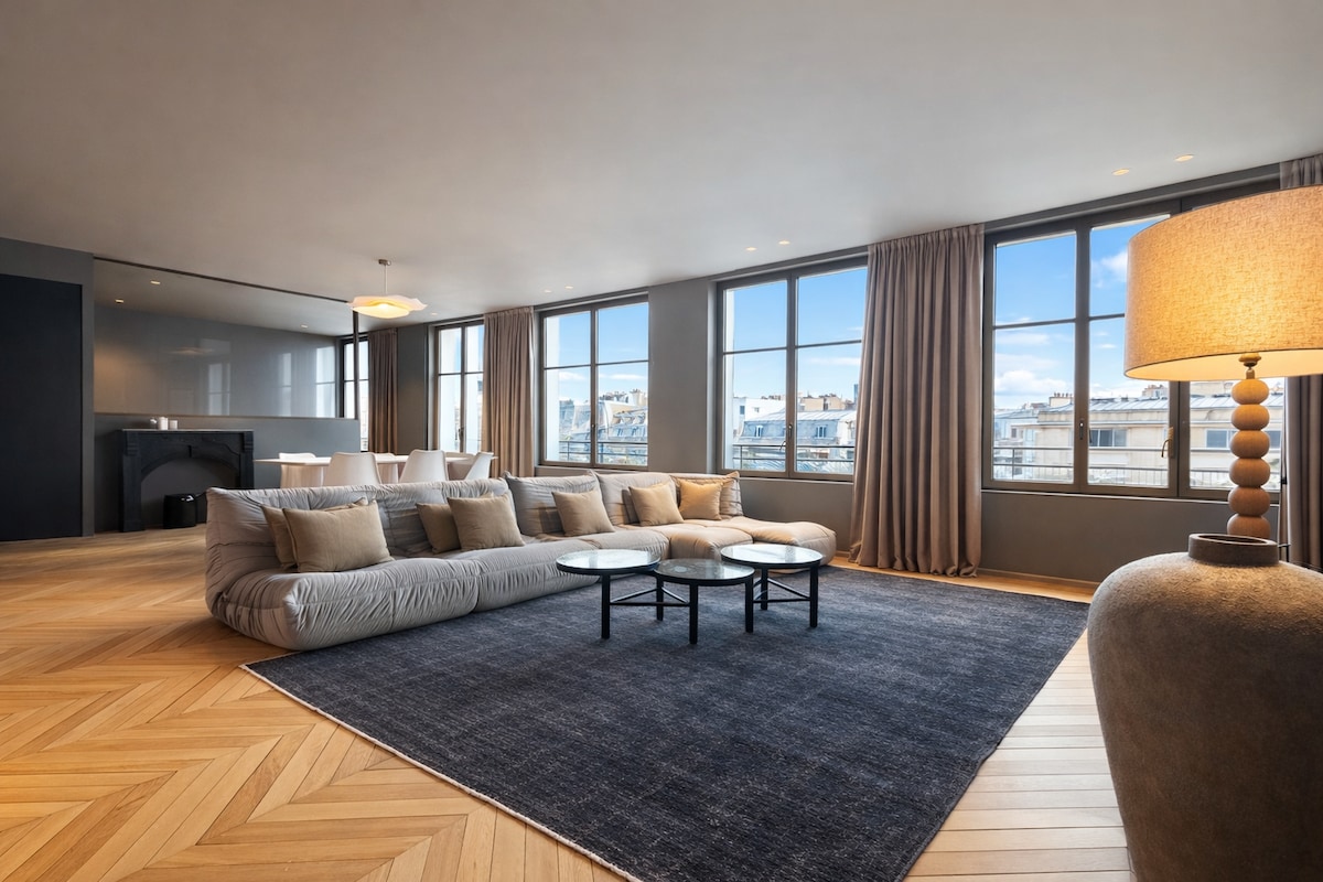 Villa Safran Daunou Paris: Luxury 1-Bedroom Apartment with Spa and Air-Con, Opéra – Madeleine – Grands Magasins Paris
