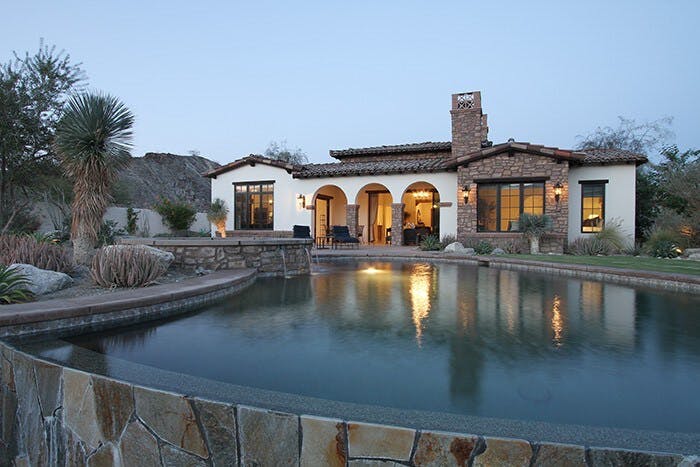 Villa Safran Eldorado Cathedral City: Luxury 4-Bedroom Apartment with Infinity Pool and Hot Tub, Cathedral City