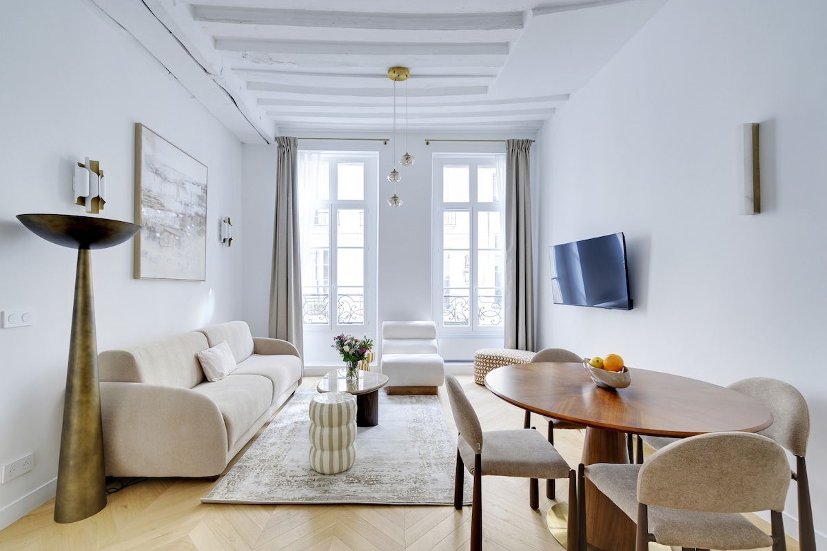 Villa Safran Enfants Marais: Luxury 1-Bedroom Apartment with Air Conditioning in Le Marais, Paris
