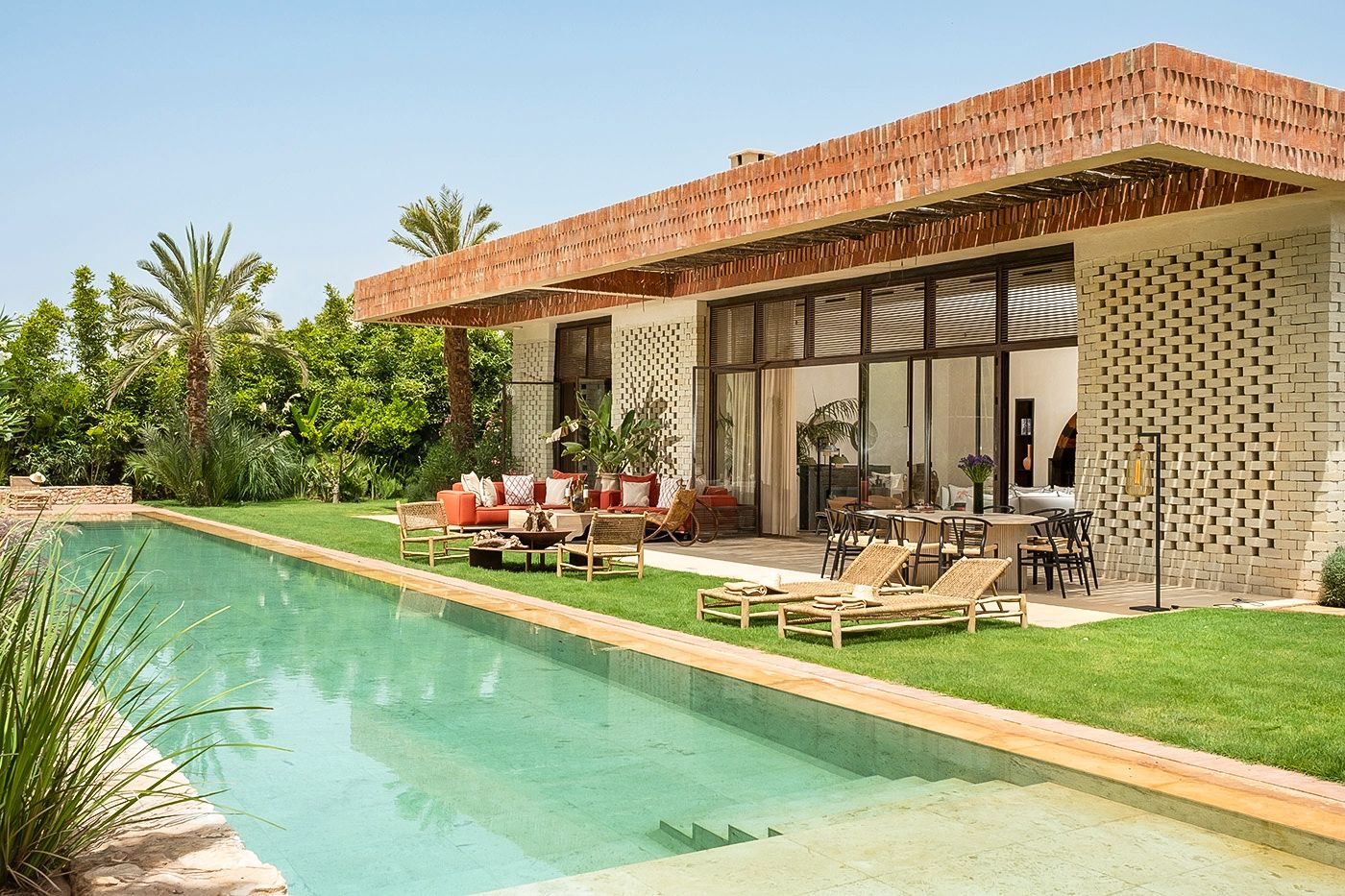 Villa Safran Fadel Marrakech: 5-Bedroom Heated Pool Villa in the Palmeraie | Luxury Villa