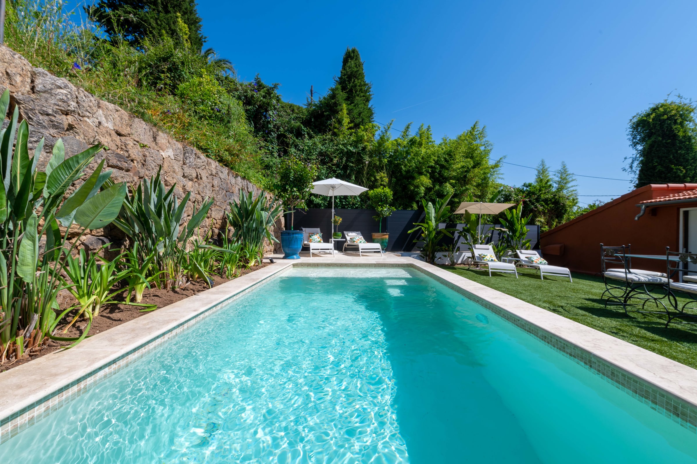 Villa Safran Garoupe Vallauris: Luxury 4-Bedroom Villa with Private Pool and Sea Views, French Riviera