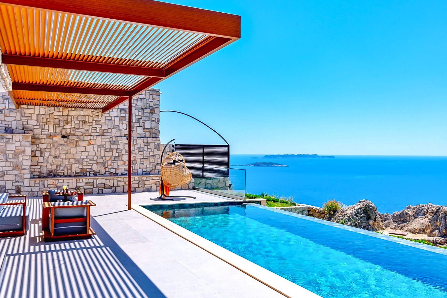 Villa Safran Gökçesu Gökşeki: 2-Bedroom Sea View Villa with Private Pool and Spa in Kaş, T