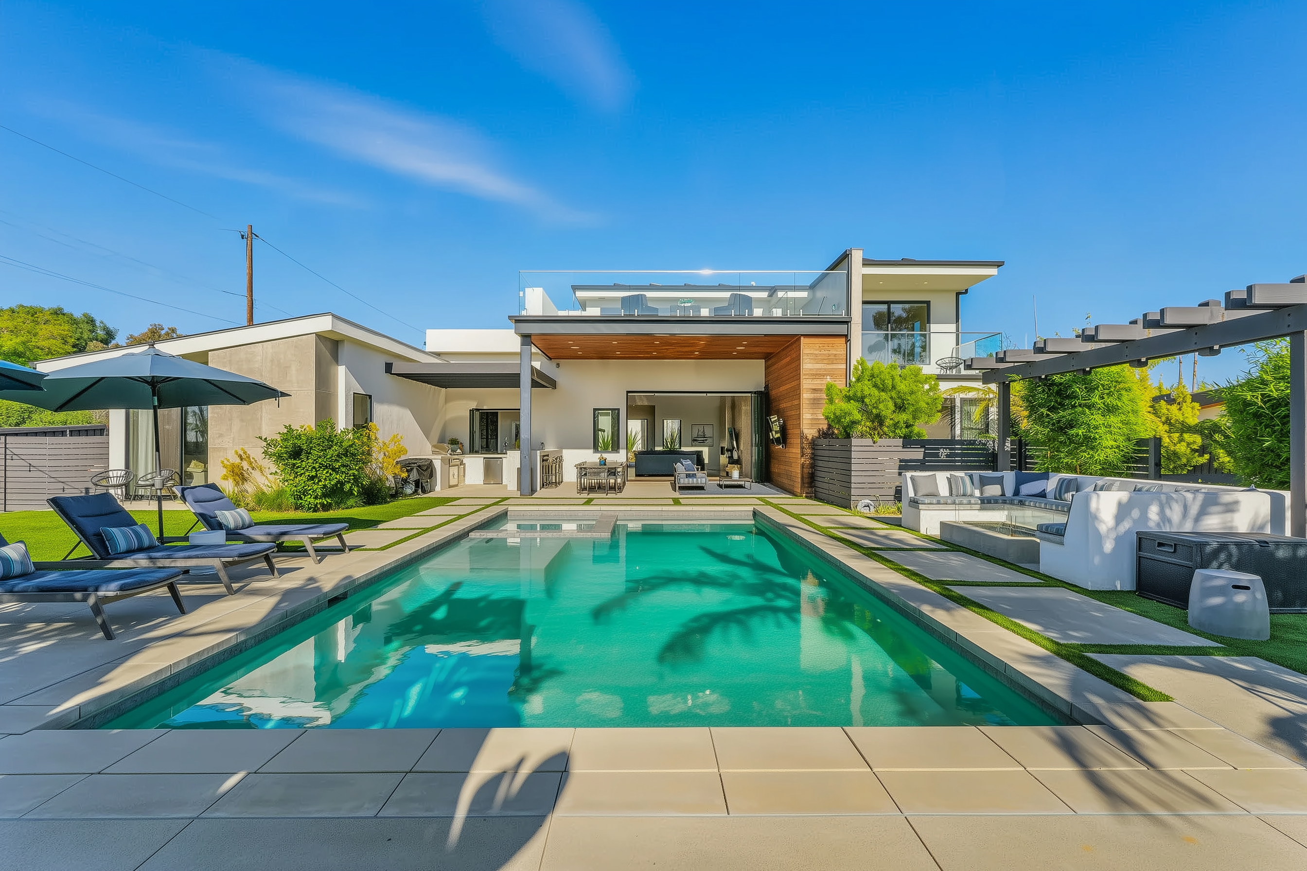Villa Safran Grandview Encinitas: Luxury 3-Bedroom Villa with Private Pool and Sea Views, Encinitas