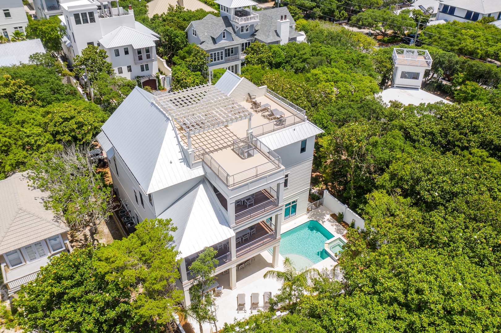 Villa Safran Grayton Beach: Luxury 9-Bedroom Villa with Pool and Sea Views, Walton County Florida