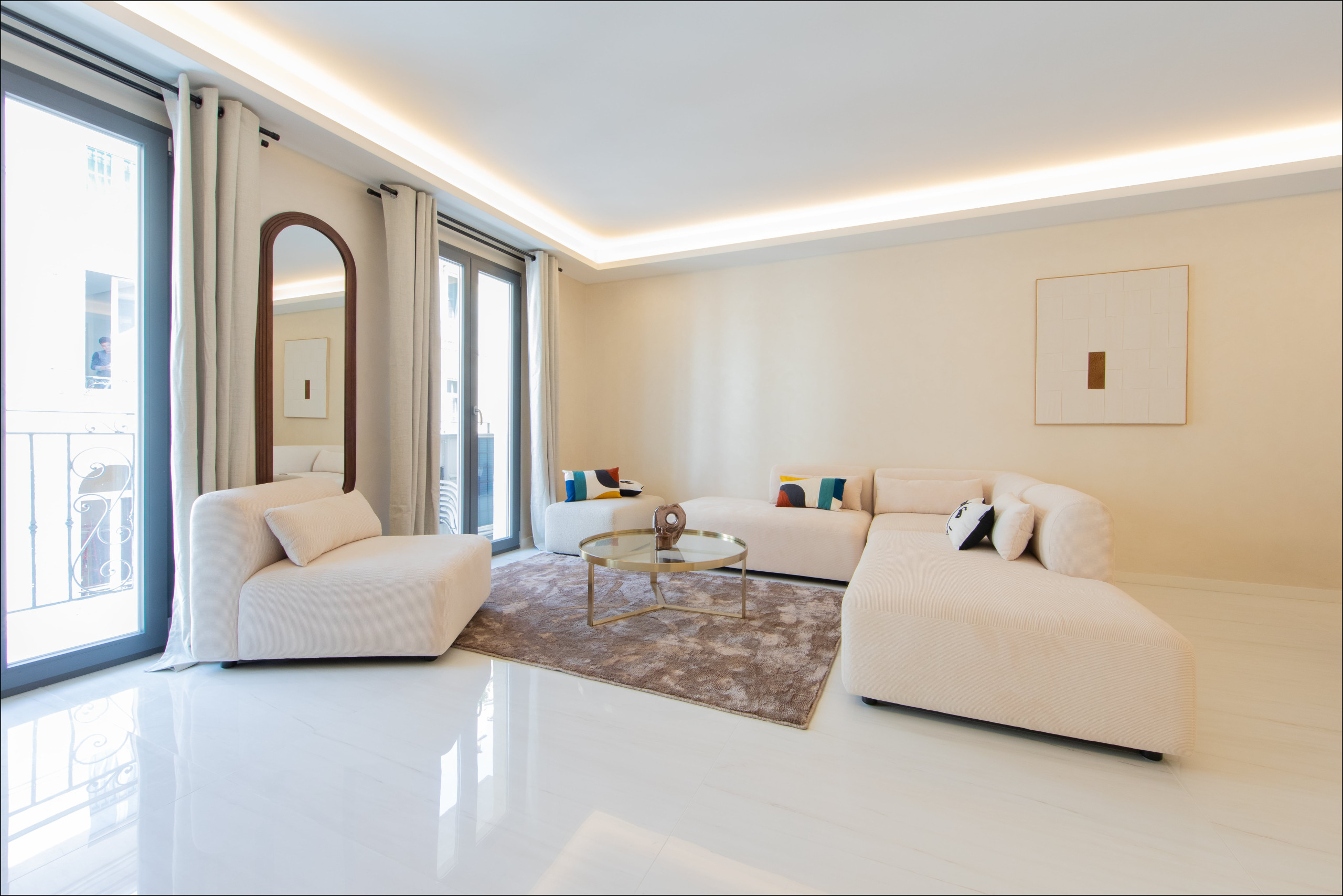 Villa Safran La Croisette Cannes 1457143: Luxury 3-Bedroom Apartment with Sea Views and Air-Con, Cannes