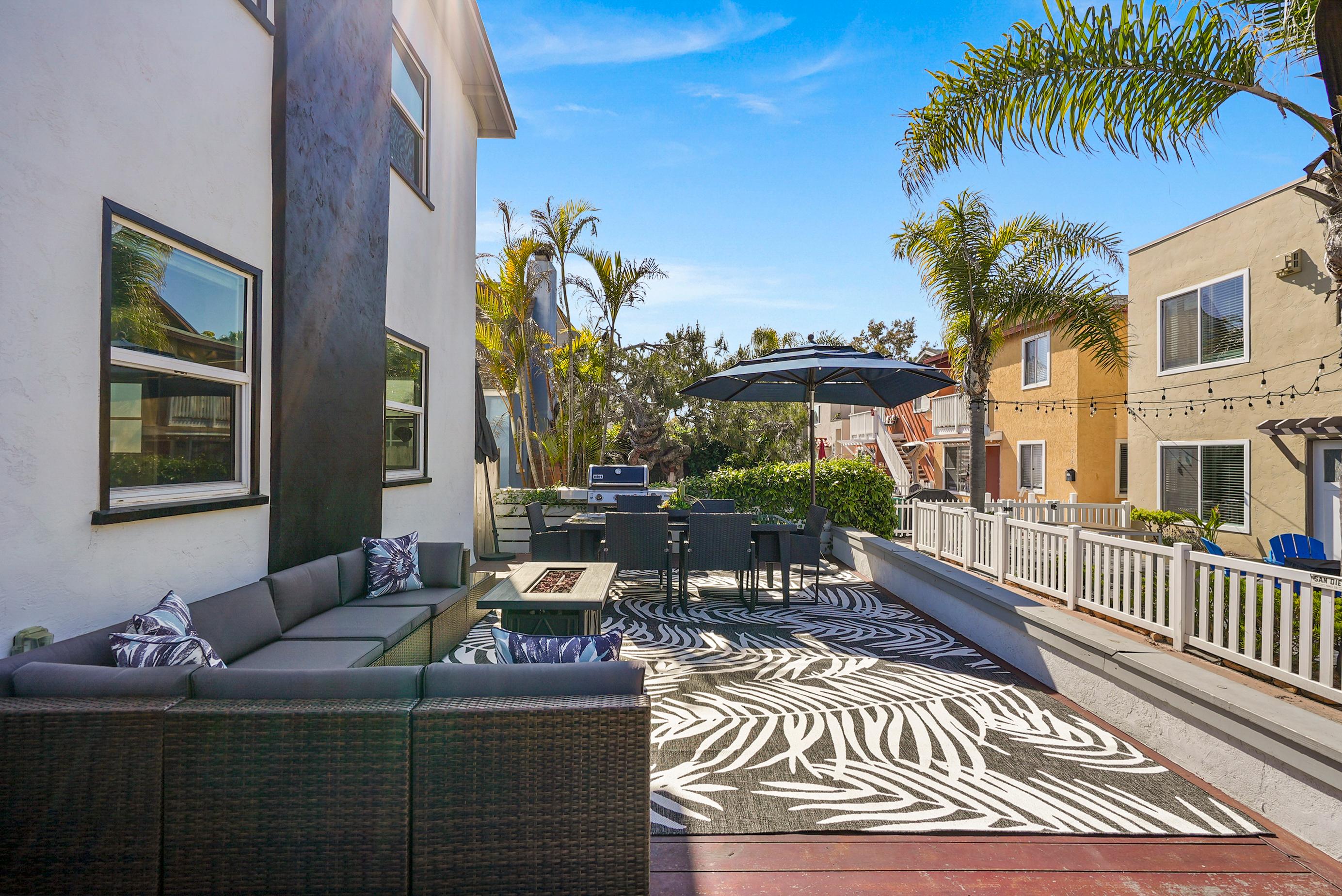 Villa Safran La Jolla Mission Beach 1459237: Chic 2-Bedroom Townhouse Apartment with Seaview and Spa, Mission Beach