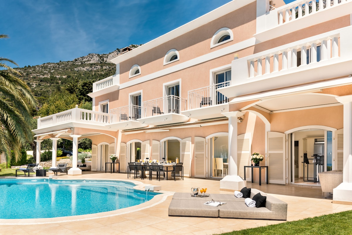 Villa Safran Larvotto Monaco: Luxury 7-Bedroom Villa with Infinity Pool and Sea Views, Monaco