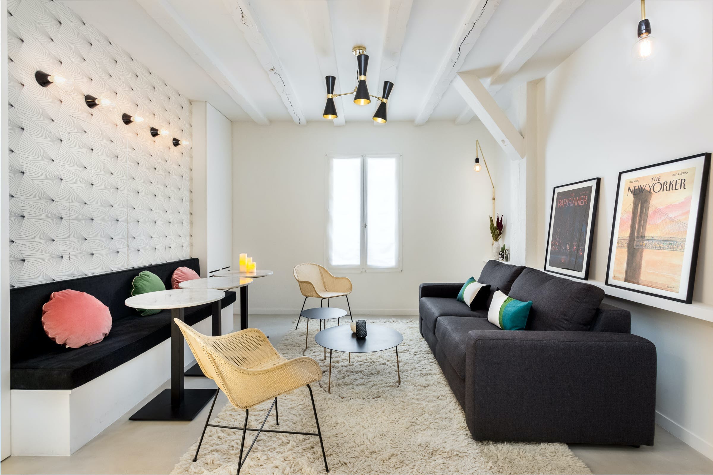 Villa Safran Leshalles Paris 1164037: Luxury 1-Bedroom Apartment with Private Parking in Montorgueil, Paris