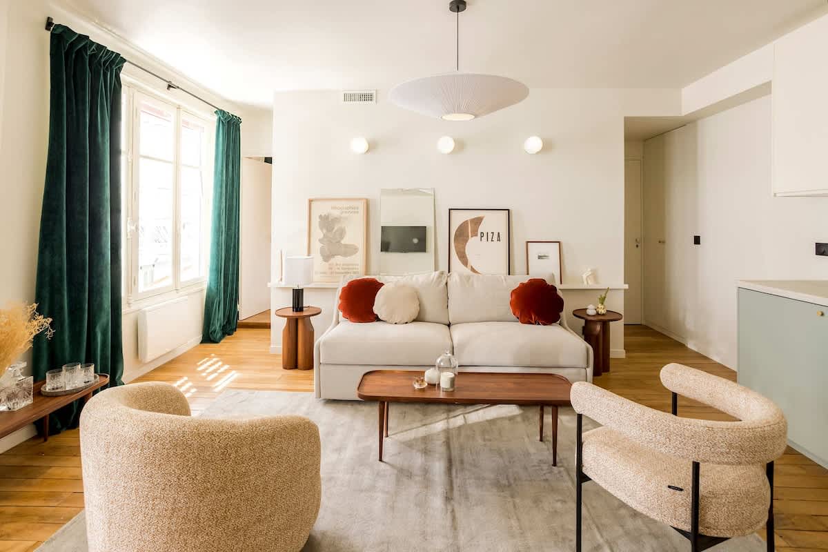 Villa Safran Madeleine Paris: Luxury 2-Bedroom Apartment with Spa and Air Conditioning, Opéra – Madeleine – Grands Magasins Paris
