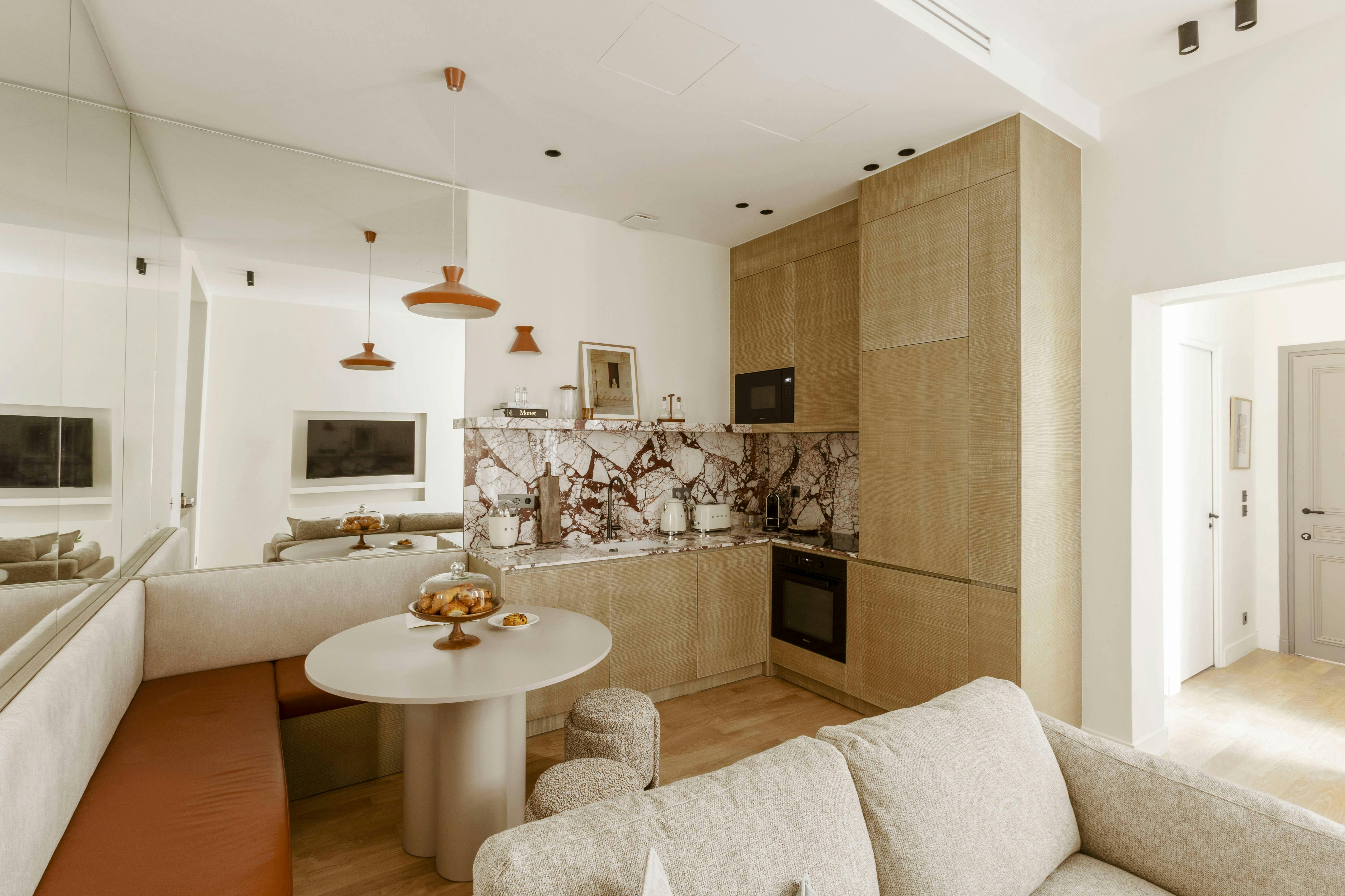 Villa Safran Miromesnil Paris: Luxury 1-Bedroom Apartment with Spa and Air-Con, Opéra – Madeleine – Grands Magasins