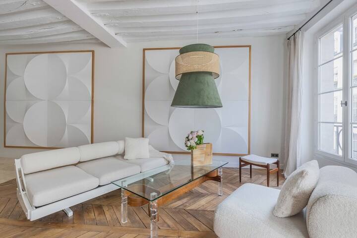 Villa Safran Monge Paris: Luxury 1-Bedroom Apartment with Spa and Family Features, Saint Germain des Prés