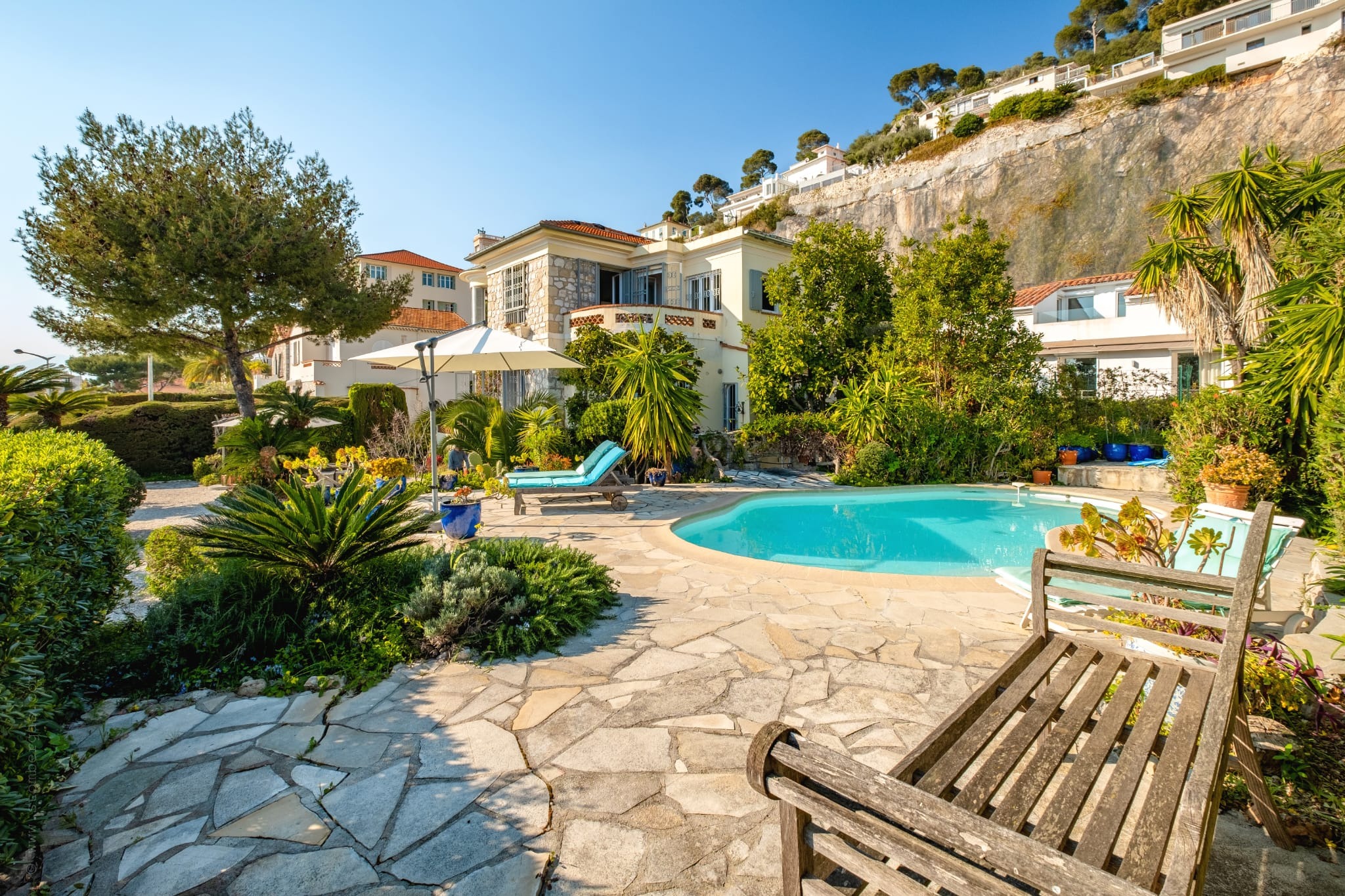 Villa Safran Mont-Boron Nice: Luxury 3-Bedroom Villa with Private Pool and Sea Views, Nice