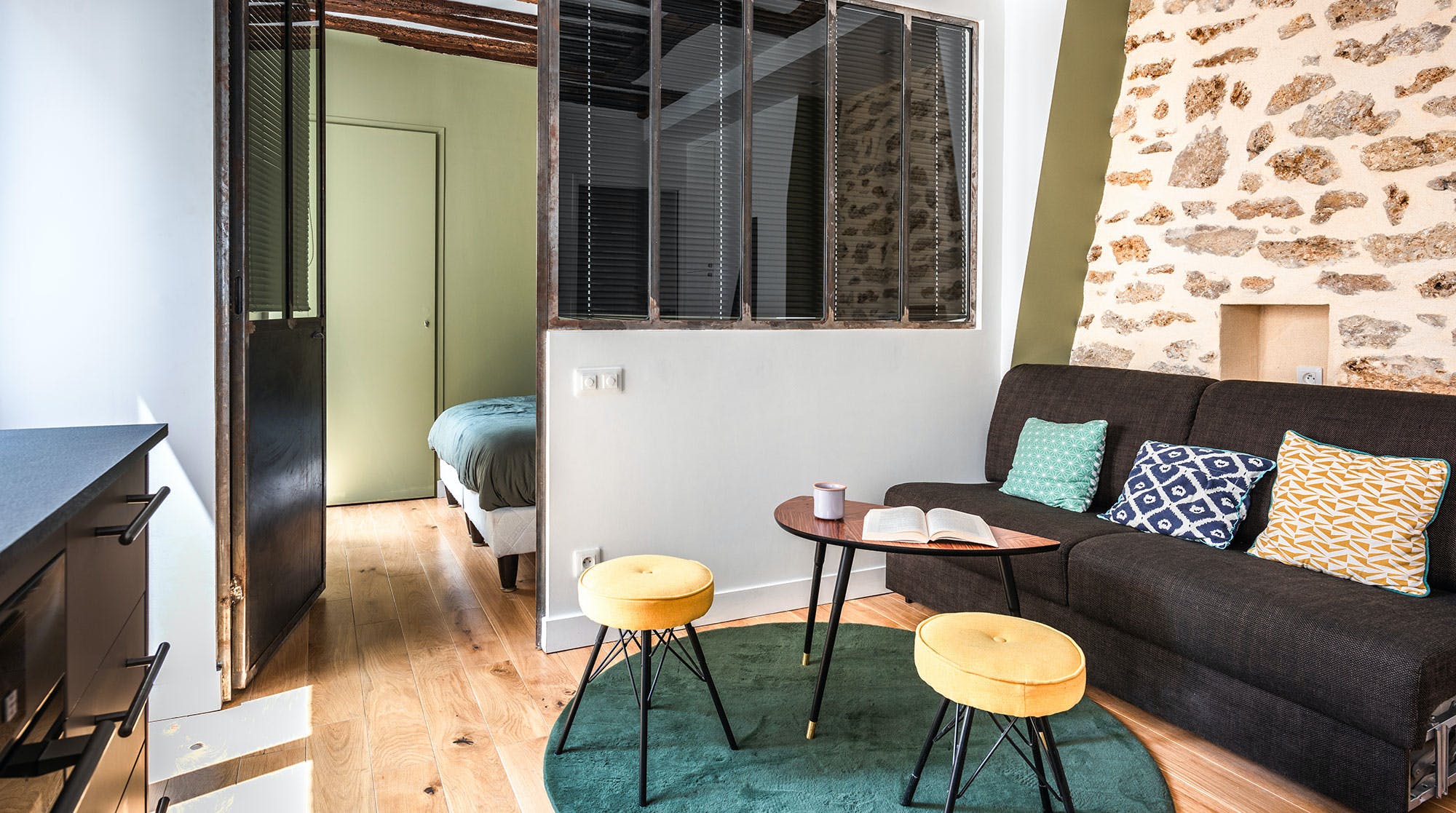 Villa Vallon Rue Montmartre Montorgueil – Les Halles: Charming 1-Bedroom Apartment with Spa and Parking in Montorgueil Paris