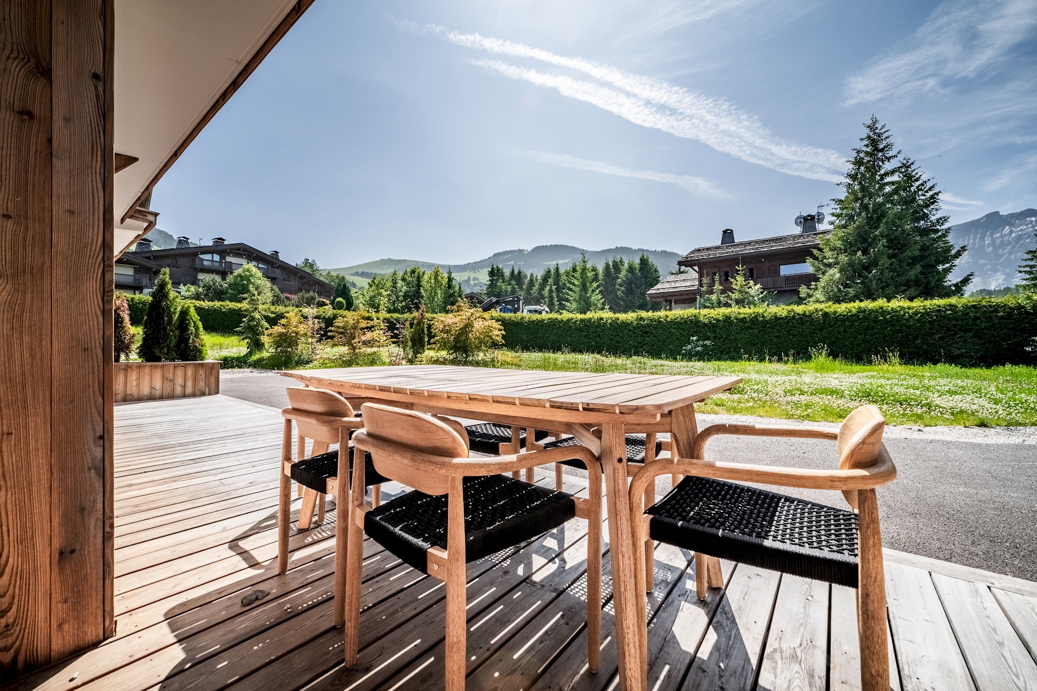 Villa Safran Montrottier Megève: Luxury 3-Bedroom Apartment with Spa and Ski Access in Megève
