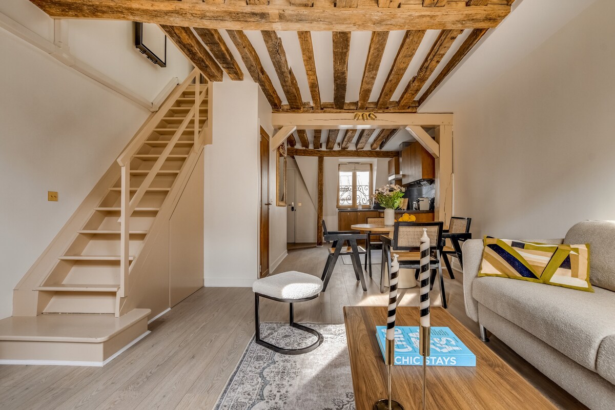 Villa Boreas Pont-Neuf Louvre – Palais Royal: Elegant 1-Bedroom Apartment with Family-Friendly Features, Paris Louvre