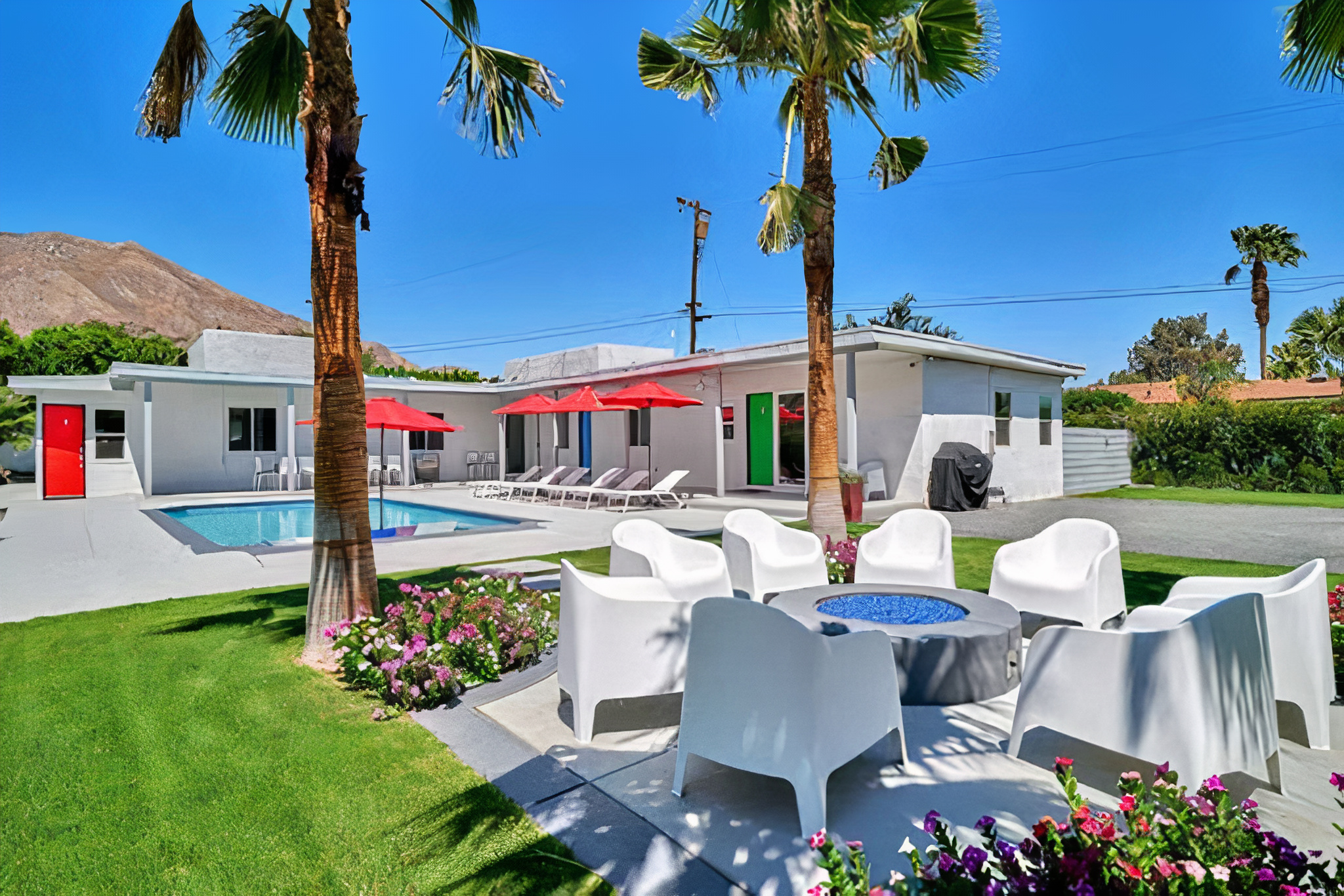 Villa Safran Palm Springs: Luxury 1-Bedroom Apartment with Pool and Spa, Palm Springs