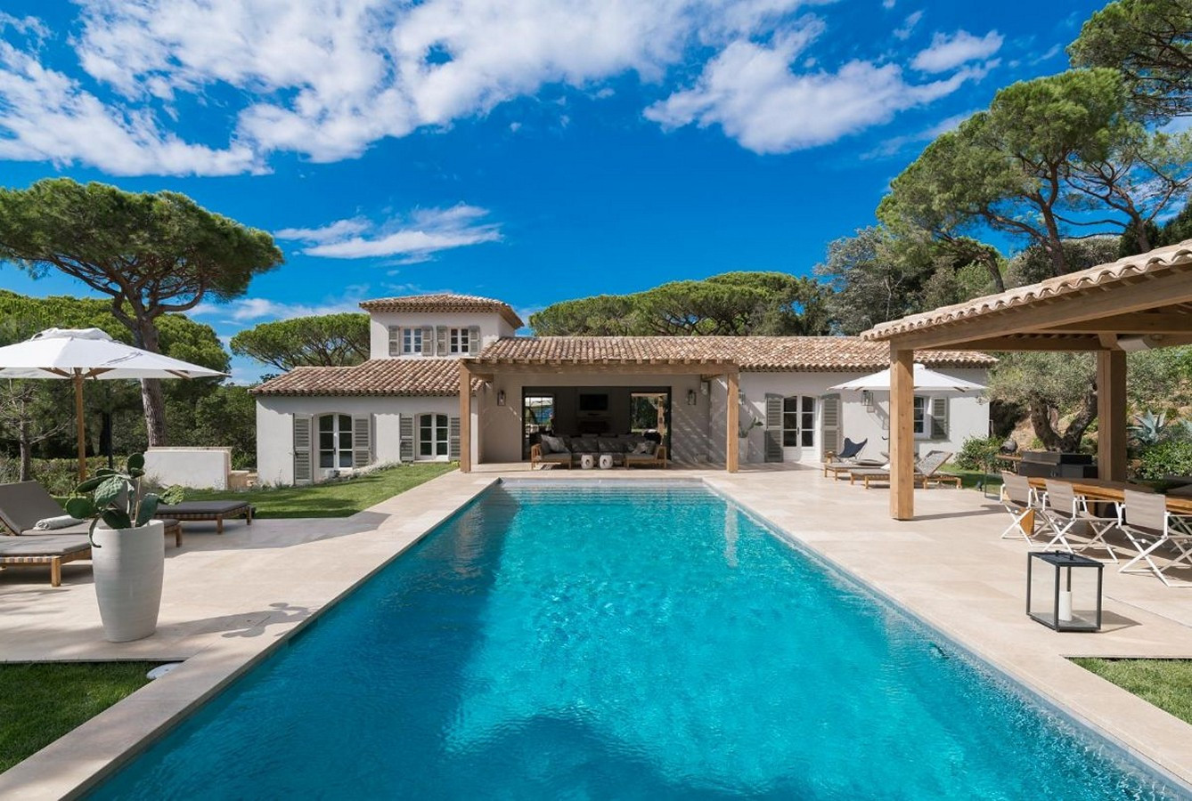 Villa Safran Pampelonne Saint-Tropez: Luxury 7-Bedroom Villa with Pool and Gym near Pampelonne Beach, Saint-Tropez