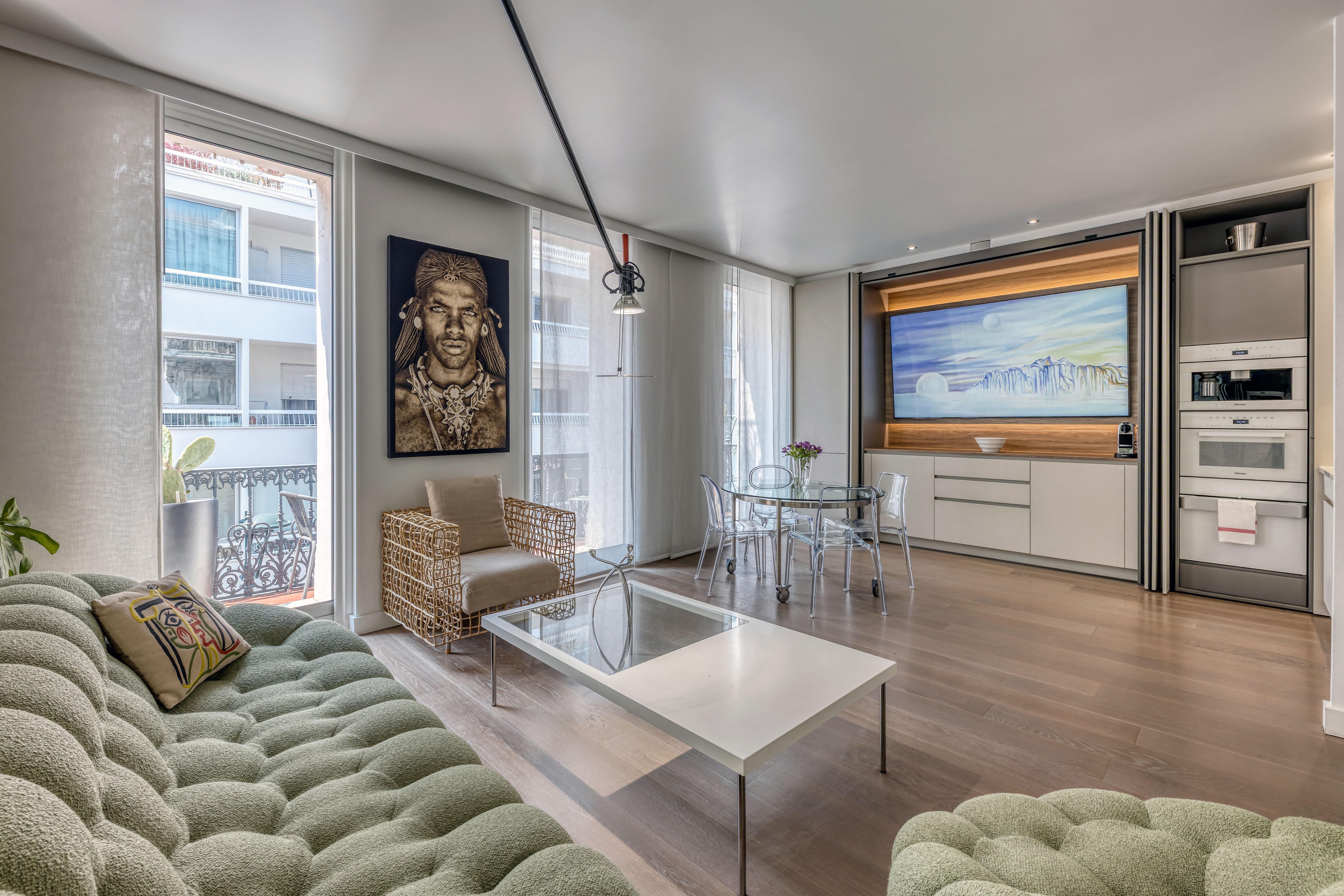 Villa Safran Pointe Croisette Cannes 1410995: Stylish 2-Bedroom Apartment with Sea Views and Spa, Cannes