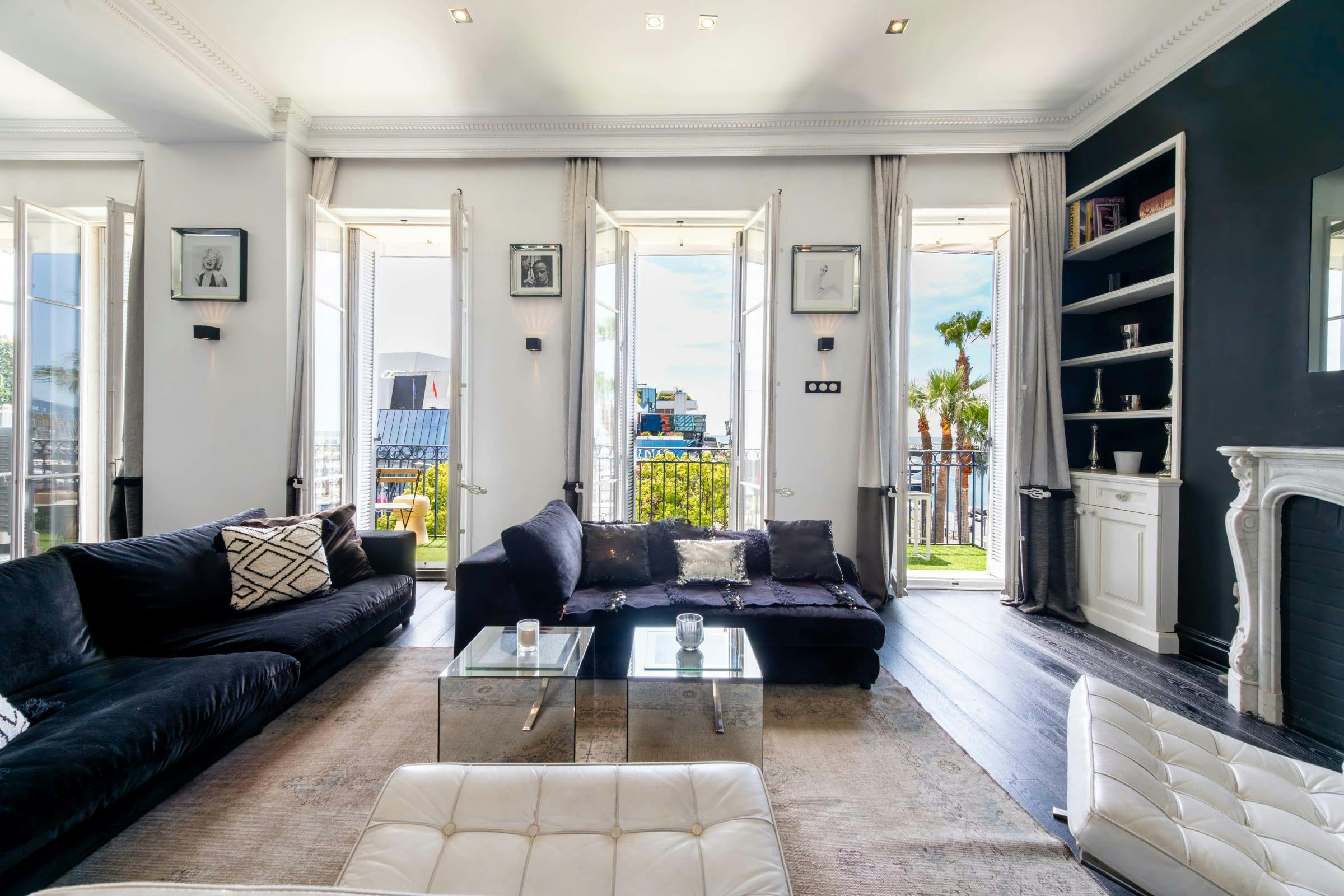 Villa Safran Portcanto Cannes: Luxury 3-Bedroom Apartment with Sea Views and Spa Facilities, Cannes