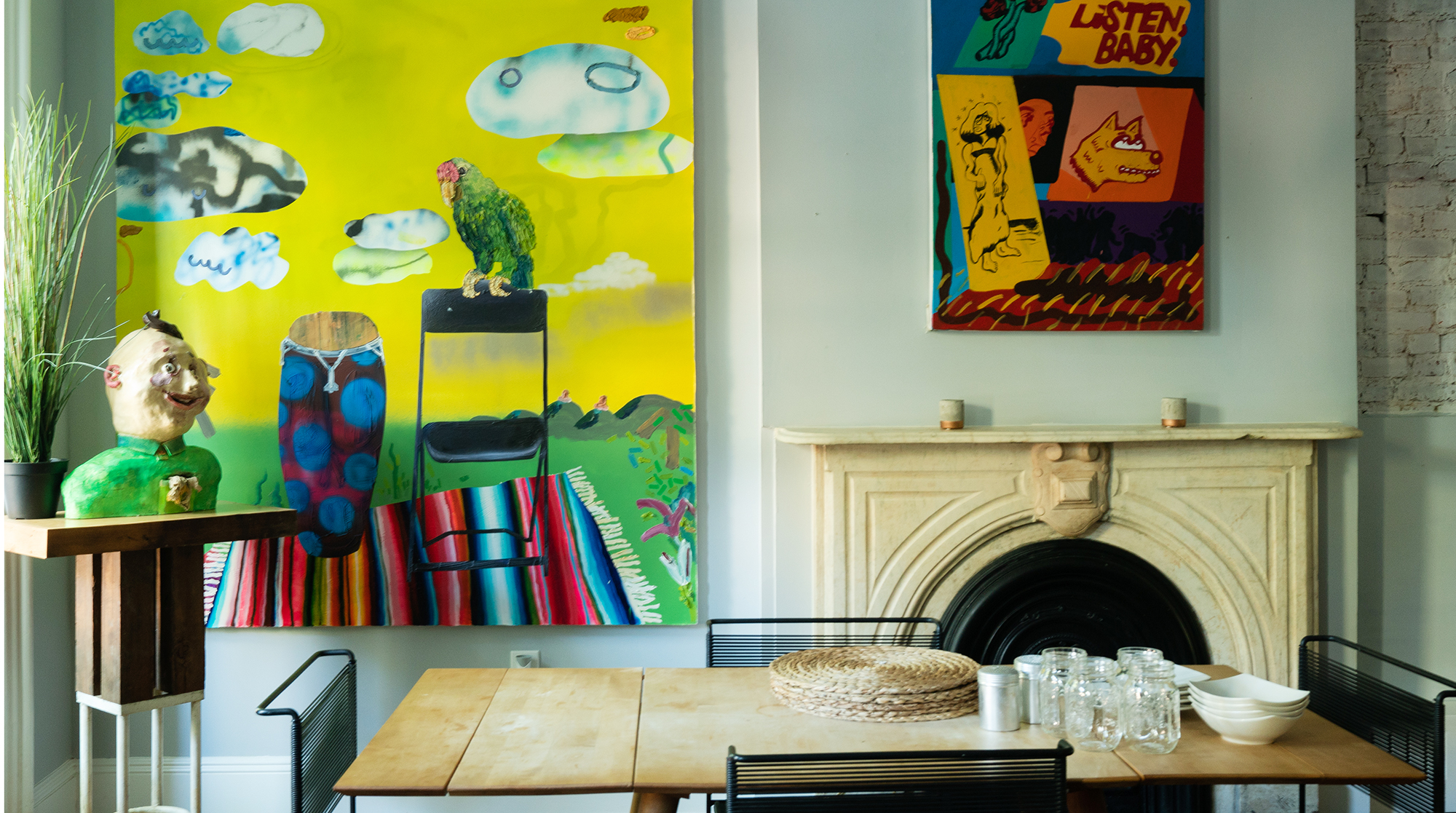 Villa Safran Pratt Clinton Hill: Charming 3-Bedroom Townhouse Apartment with Fireplace in Clinton Hill, New York