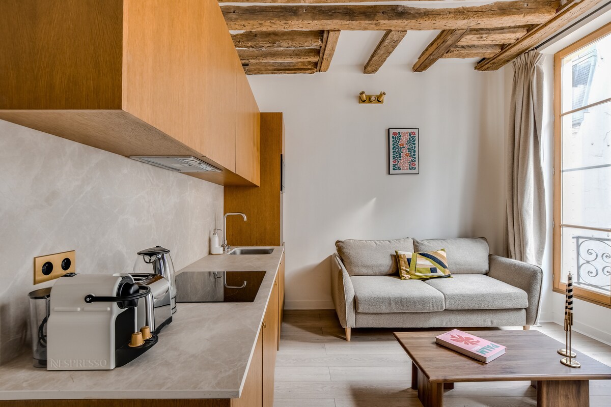 Villa Safran Richelieu Paris: Luxury 1-Bedroom Apartment with Family-Friendly Features in Louvre – Palais Royal, Paris
