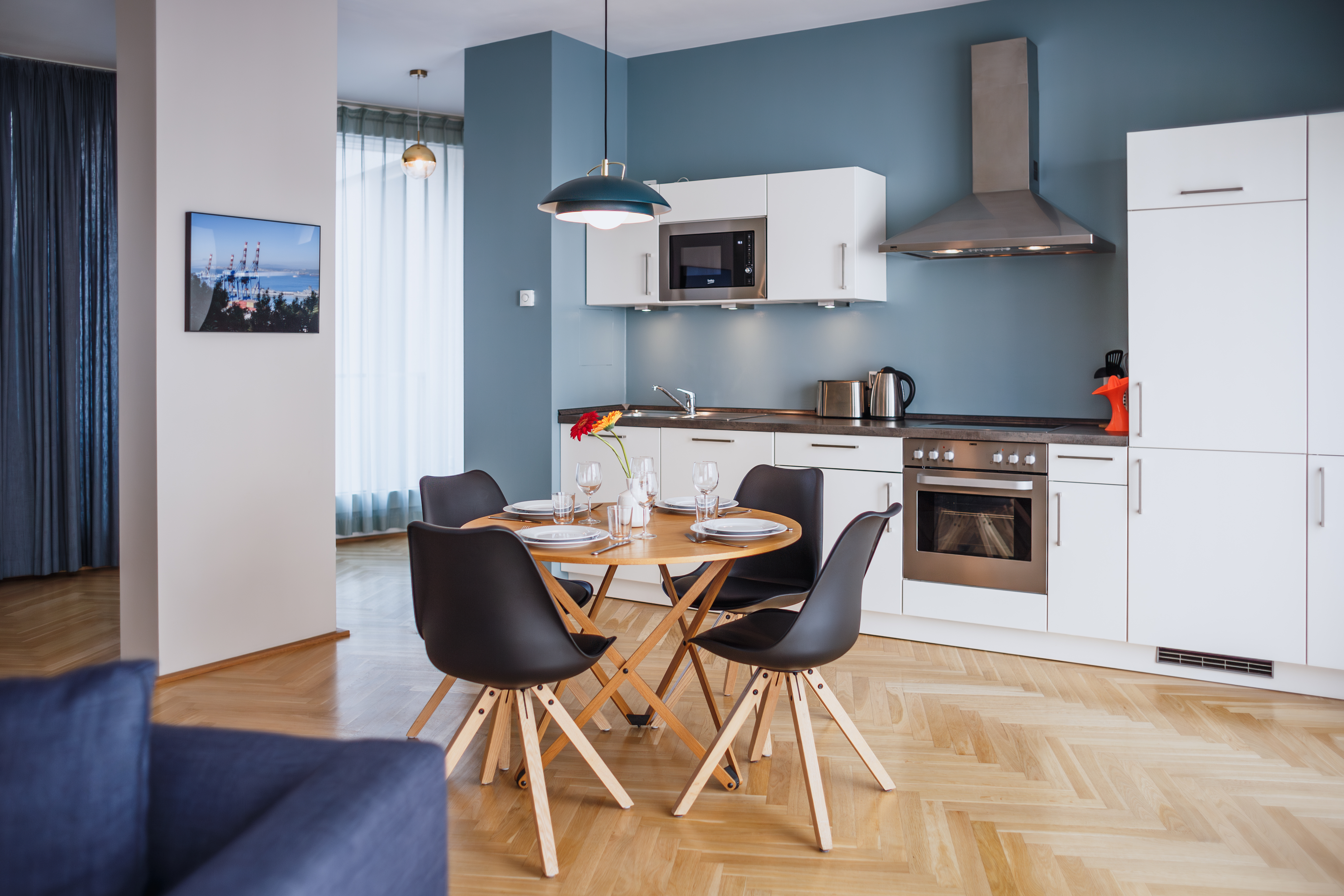 Villa Safran Rosenthaler Berlin: Luxury 1-Bedroom Apartment with Concierge Service in Berlin Mitte