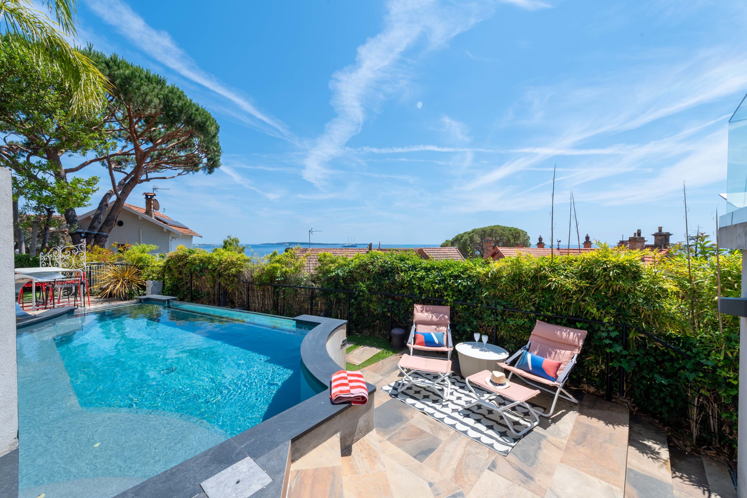 Villa Safran Sainte-Marguerite Cannes 1461214: Luxury 4-Bedroom Villa with Private Pool and Sea Views, Cannes