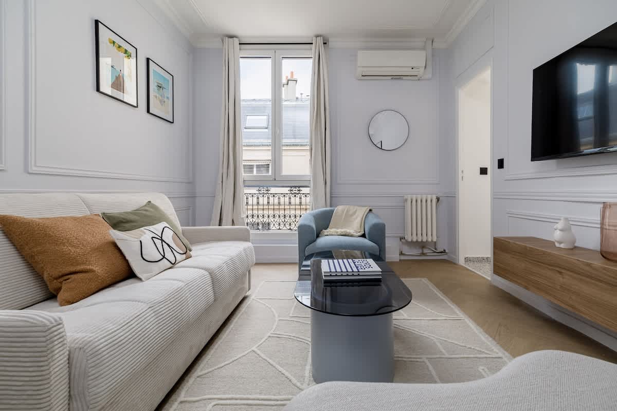 Villa Safran Ternes Paris 1467025: Luxury 2-Bedroom Apartment with Air Conditioning near Arc de Triomphe, Paris