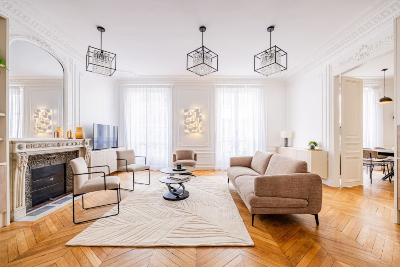 Villa Safran Ternes Paris 1468682: Luxury 4-Bedroom Apartment with Spa and Parking, Arc de Triomphe – Champs-Élysées