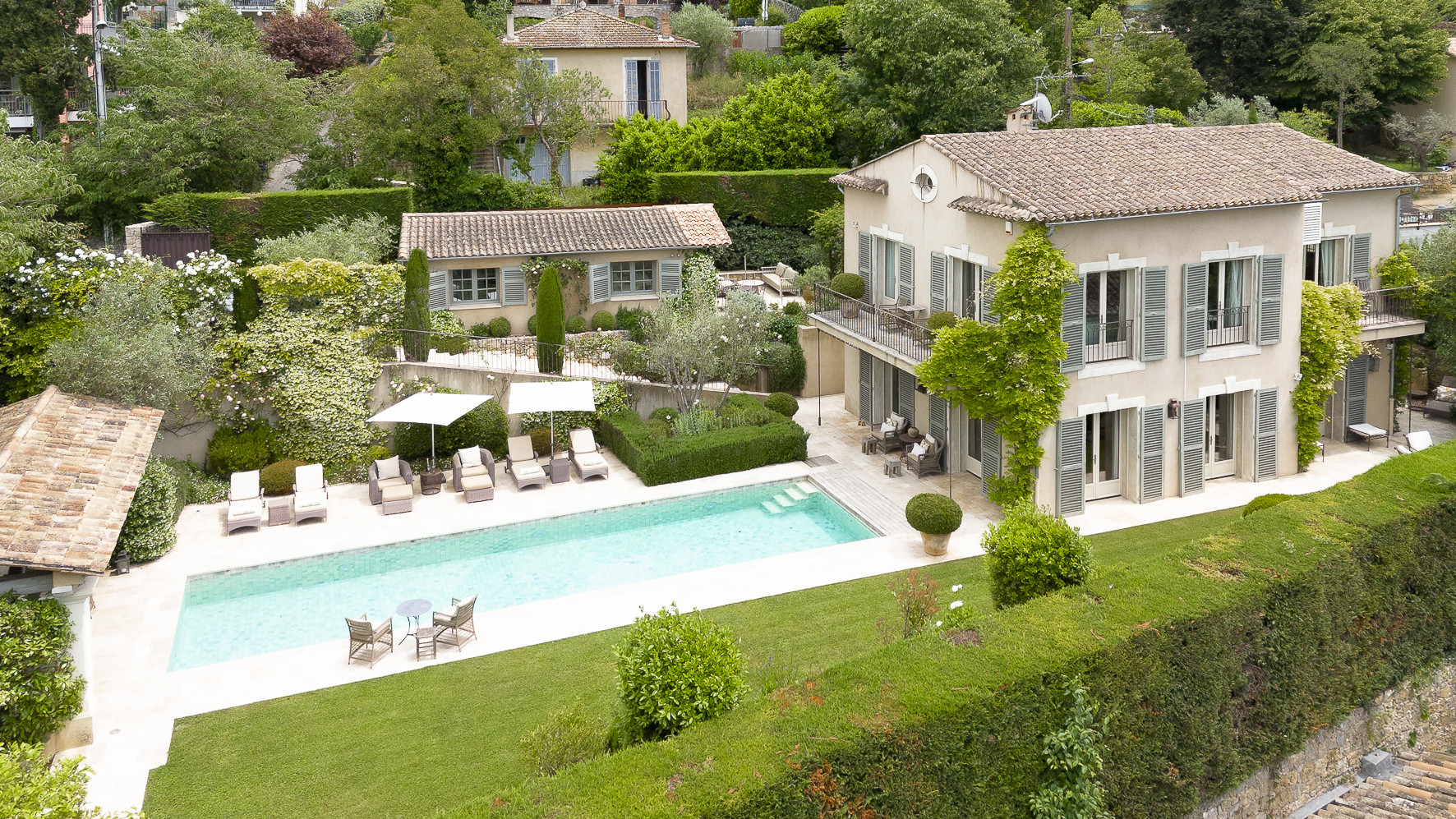 Villa Safran Valmasque Valbonne: Luxury 5-Bedroom Villa with Private Pool and Spa, French Riviera