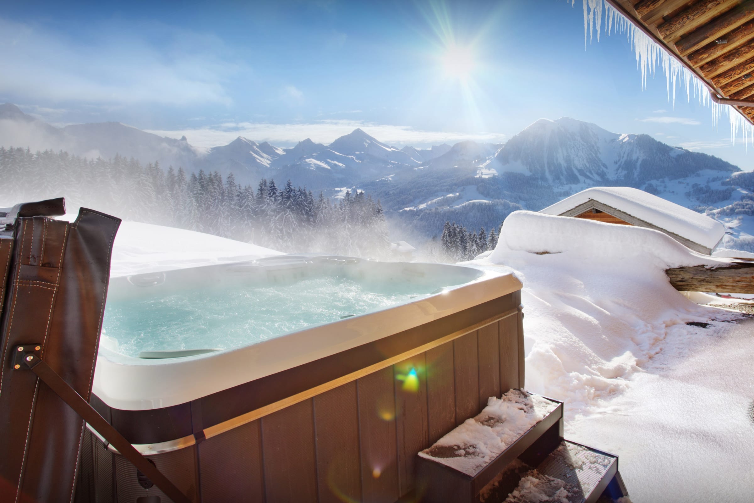 Villa Séchard Manigod Manigod: Ski Chalet Rental with Hot Tub and Sauna, 4 Bedrooms, Upper Savoy