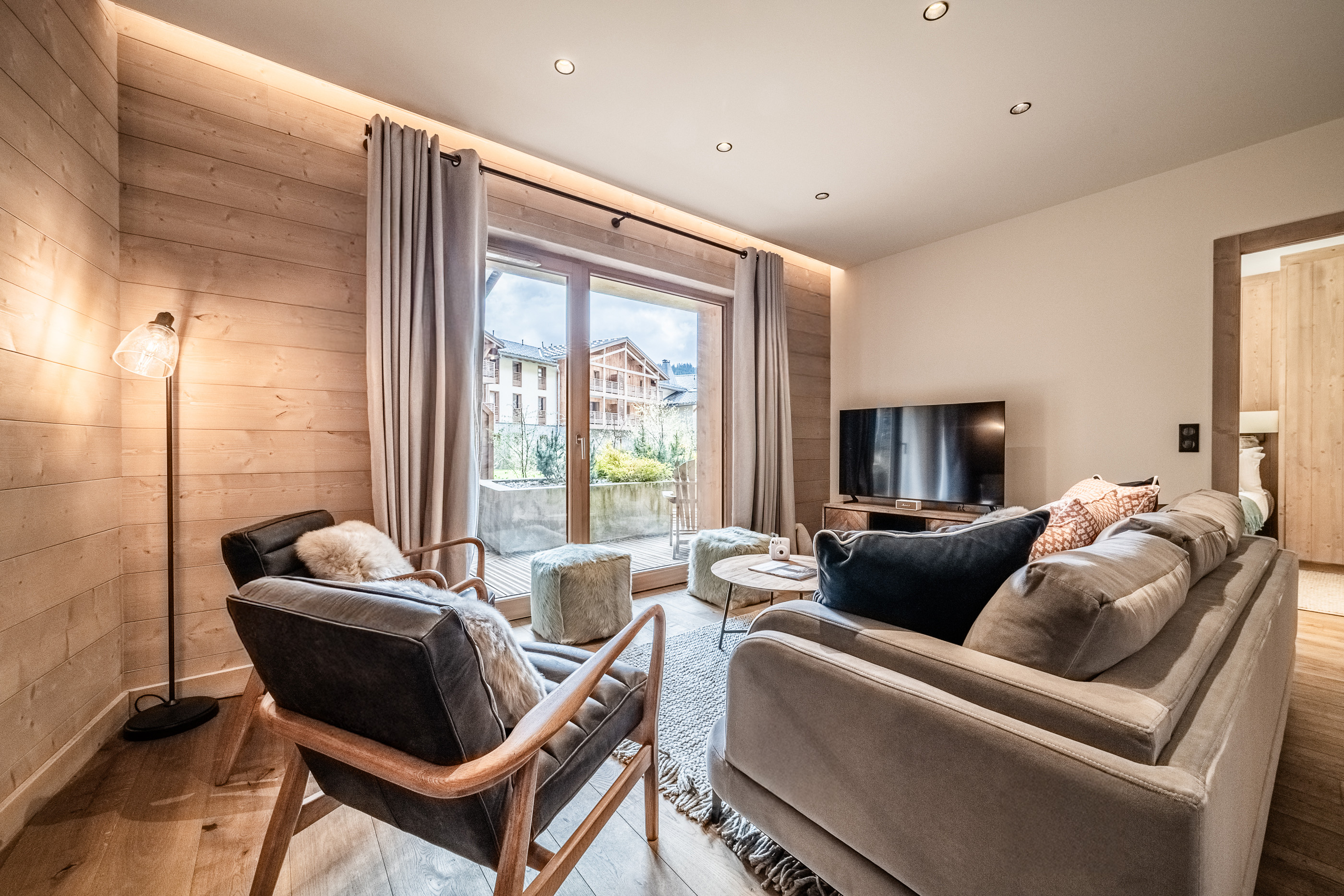 Villa Séchard Mont-Chéry Les Gets: Luxury 4-Bedroom Apartment with Sauna and Gym, Les Gets